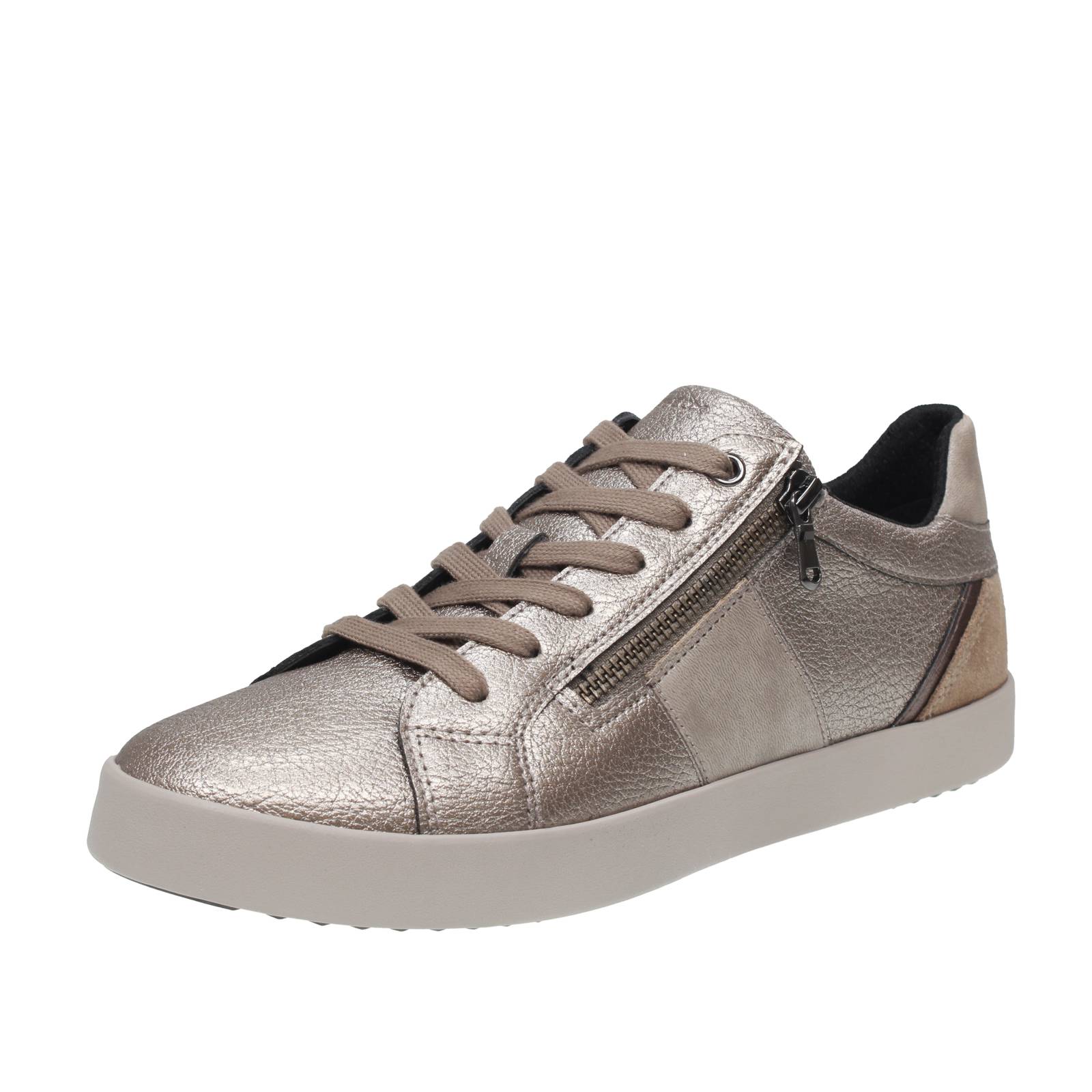 GEOX Blomiee - Sneakers traspiranti in Pelle Donna sabbia