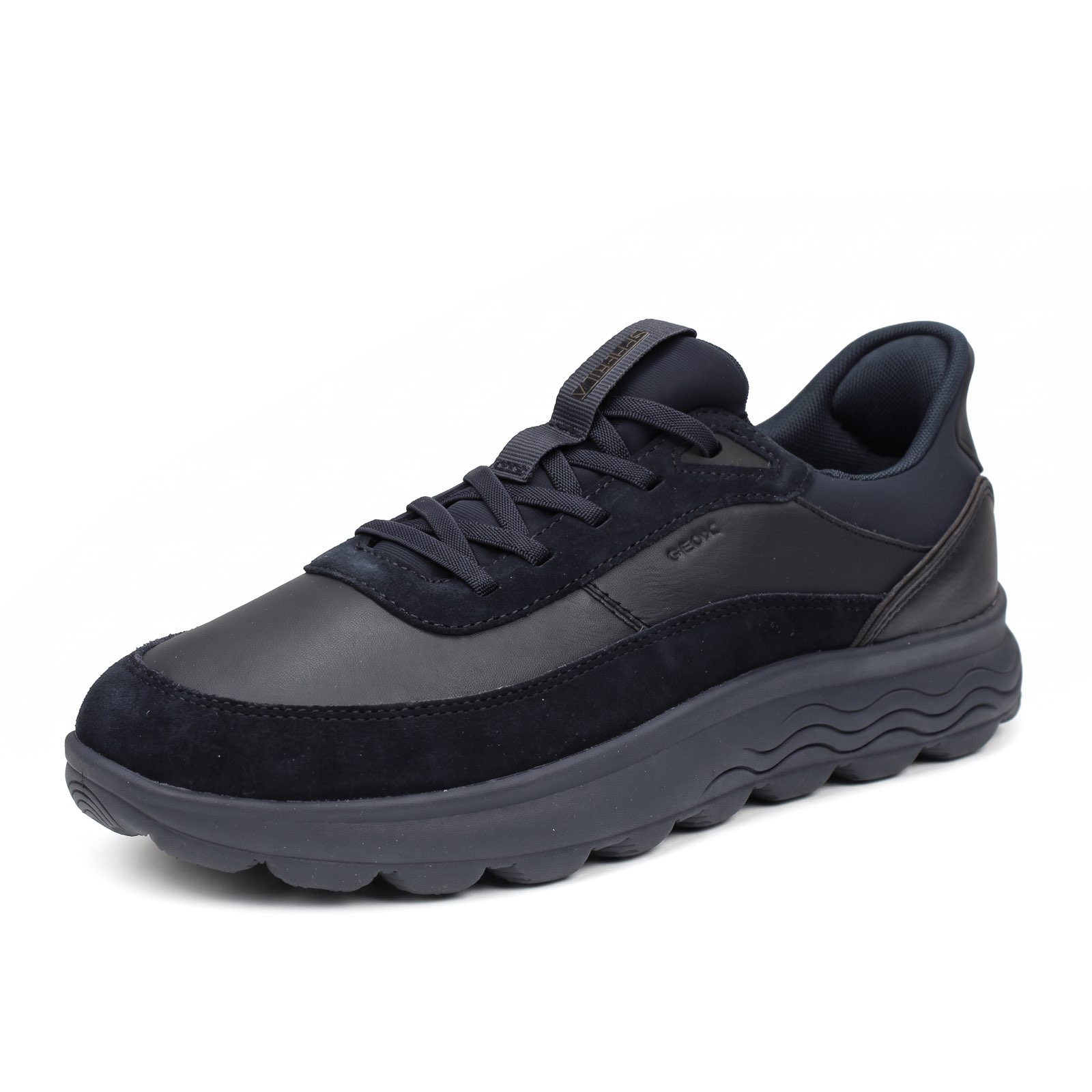 GEOX Spherica Plus - Slip-ons respirants en daim Homme bleu