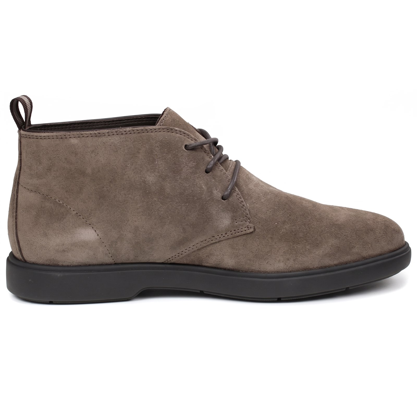 GEOX Spherica - Breathable suede ankle boots Man grey Photo 3