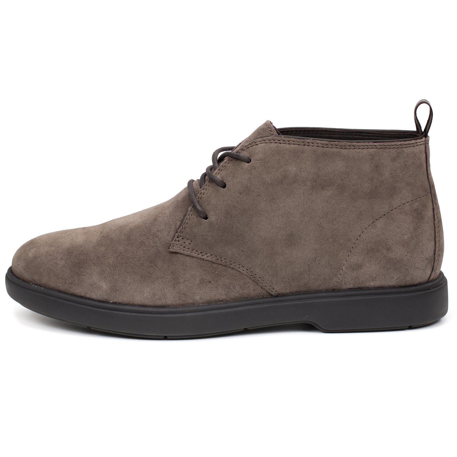 GEOX Spherica - Breathable suede ankle boots Man grey Photo 4
