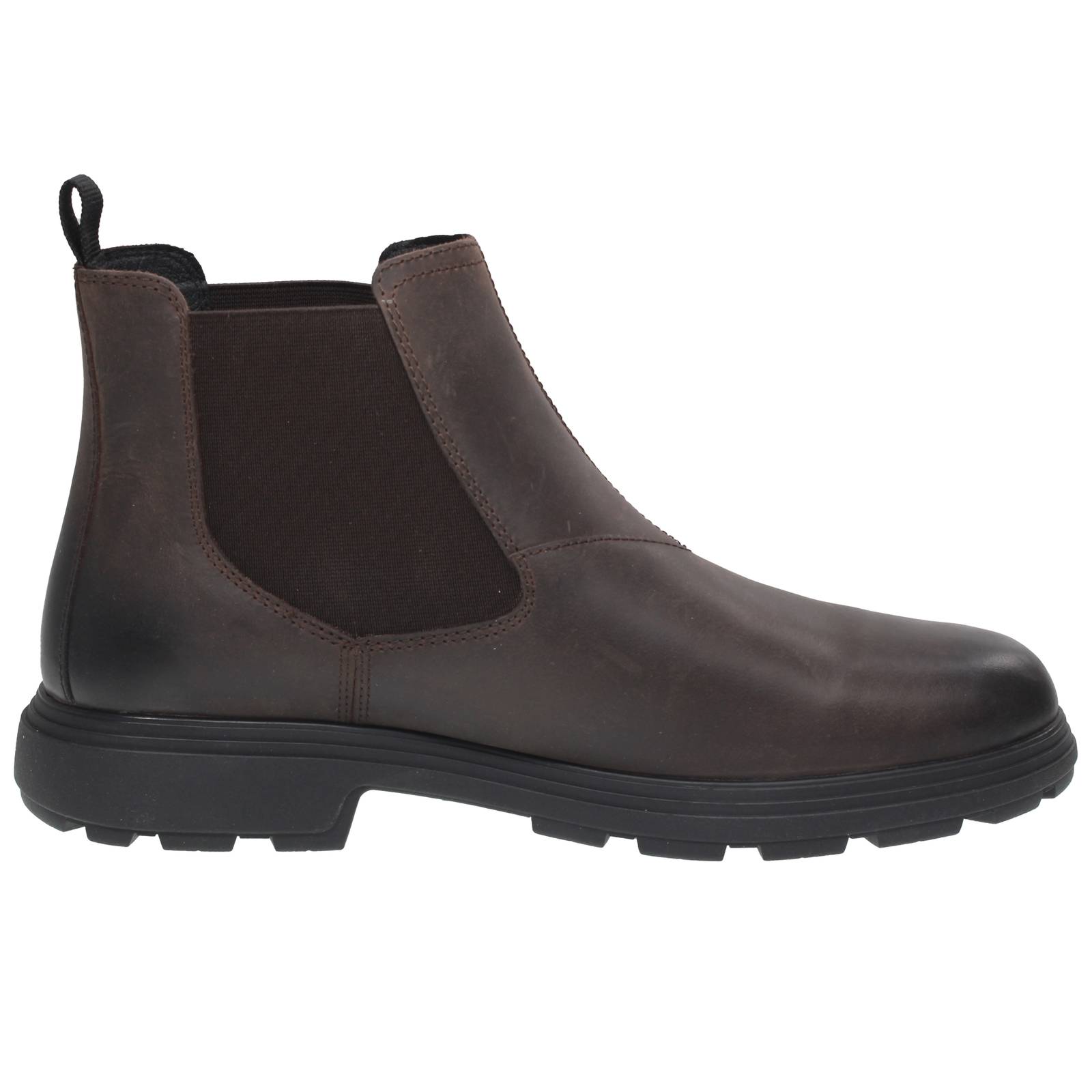 GEOX Meiern - Bottes Chelsea en cuir Homme brun marron Photo 2