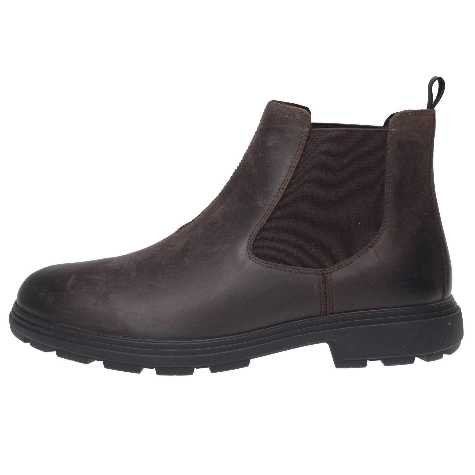 GEOX Meiern - Bottes Chelsea en cuir Homme brun marron Photo 3