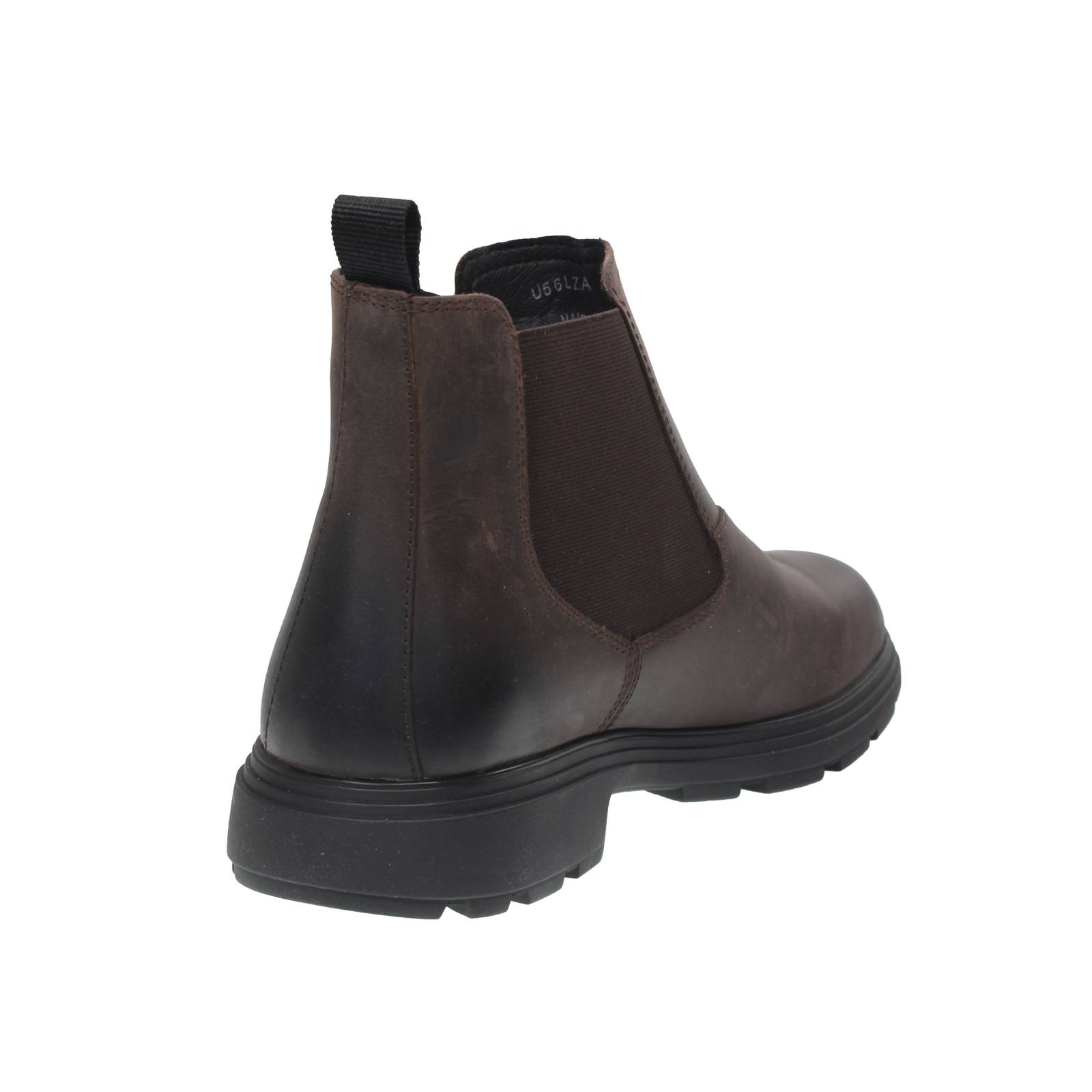 GEOX Meiern - Bottes Chelsea en cuir Homme brun marron Photo 4