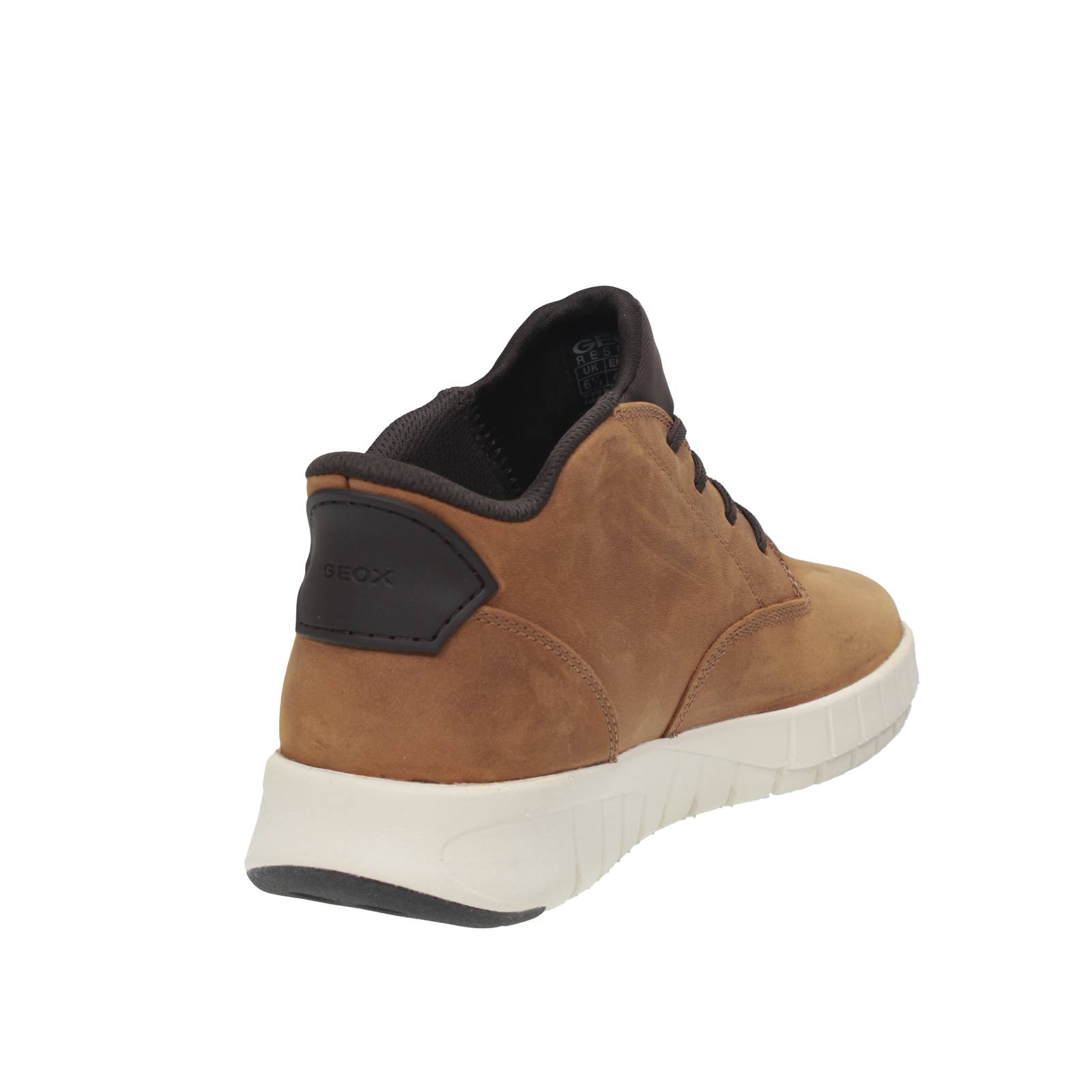 GEOX Flextride Plus - Sneakers alte in Pelle Uomo marrone Foto 4
