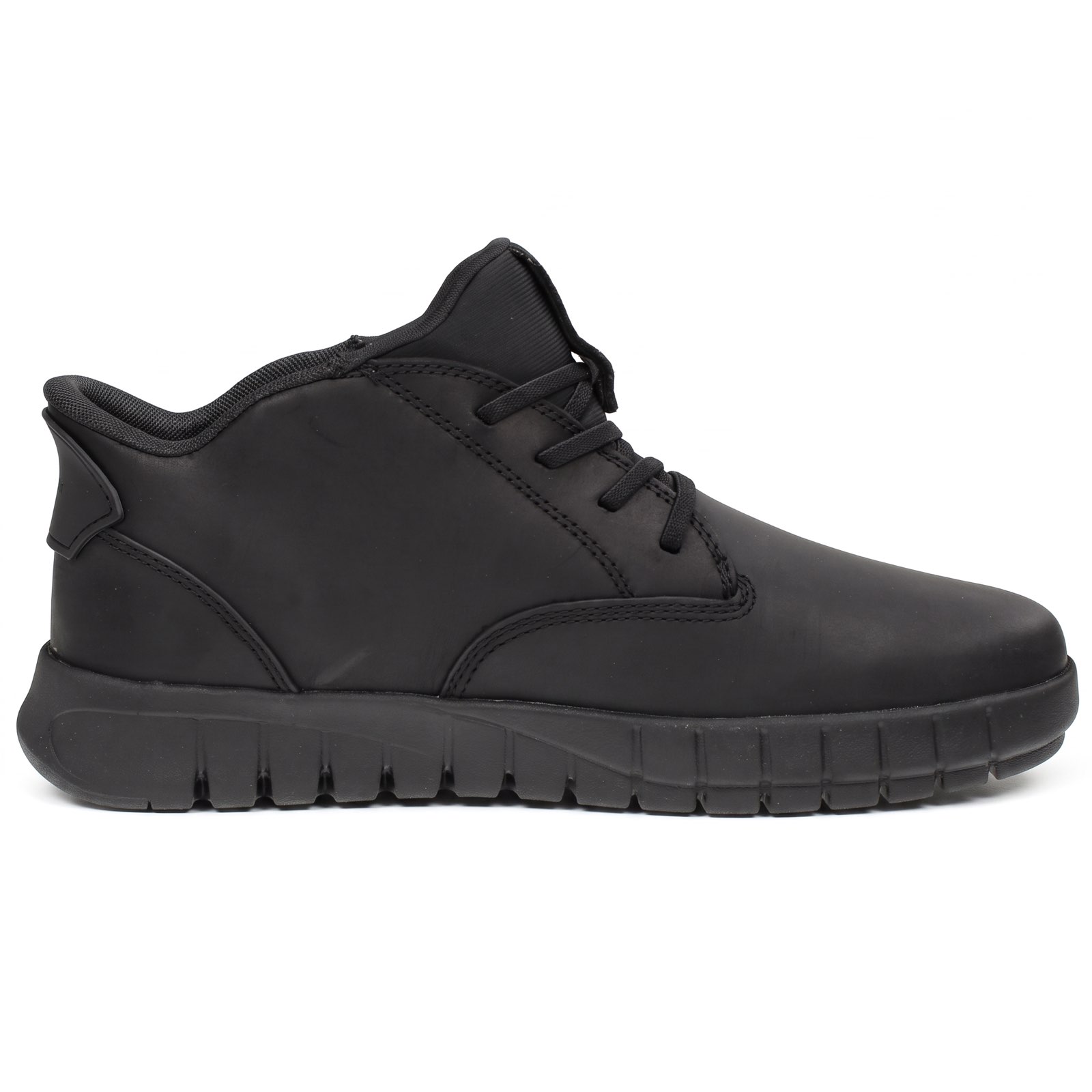 GEOX Flextride Plus - Sneakers alte in Pelle Uomo nero Foto 3