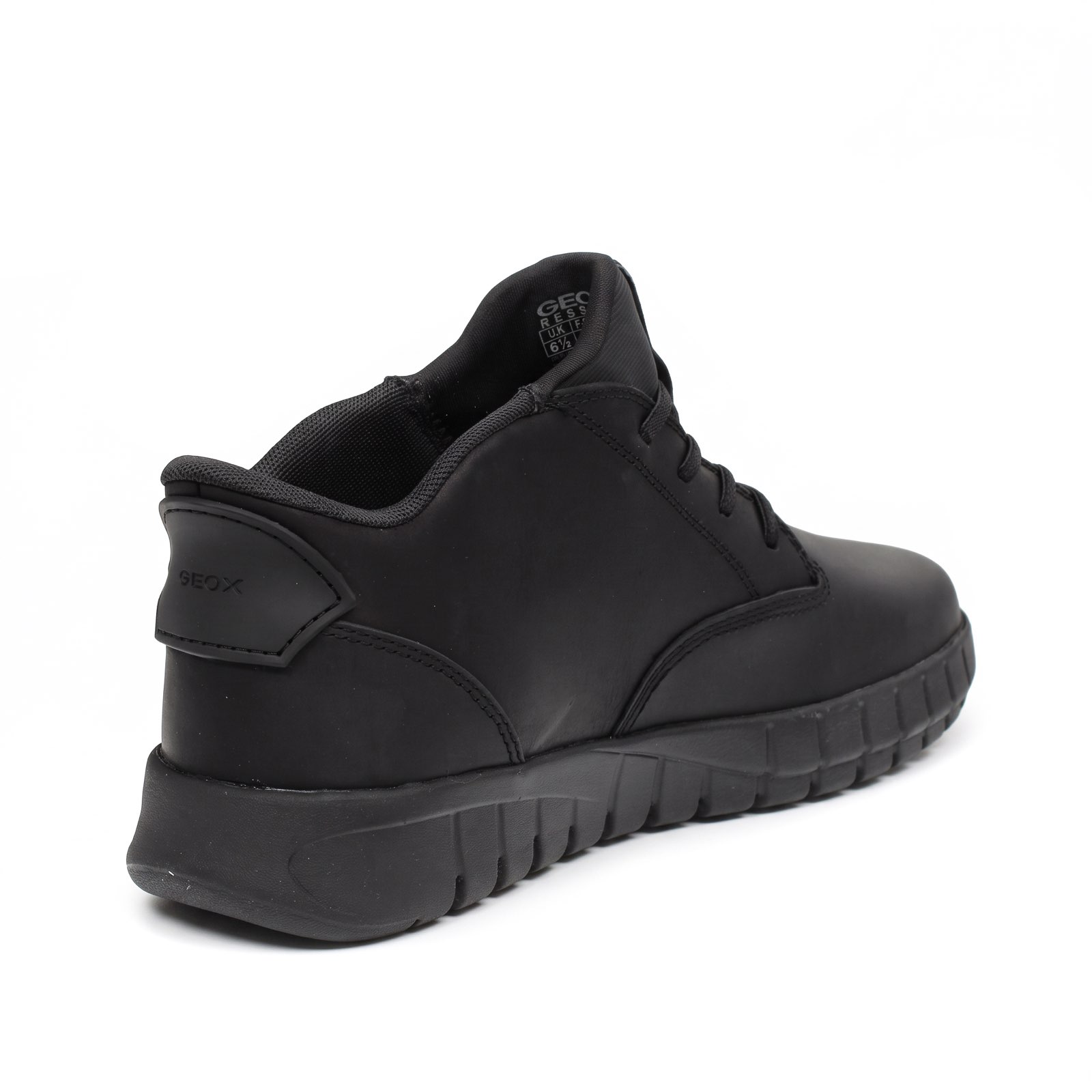 GEOX Flextride Plus - Sneakers alte in Pelle Uomo nero Foto 6
