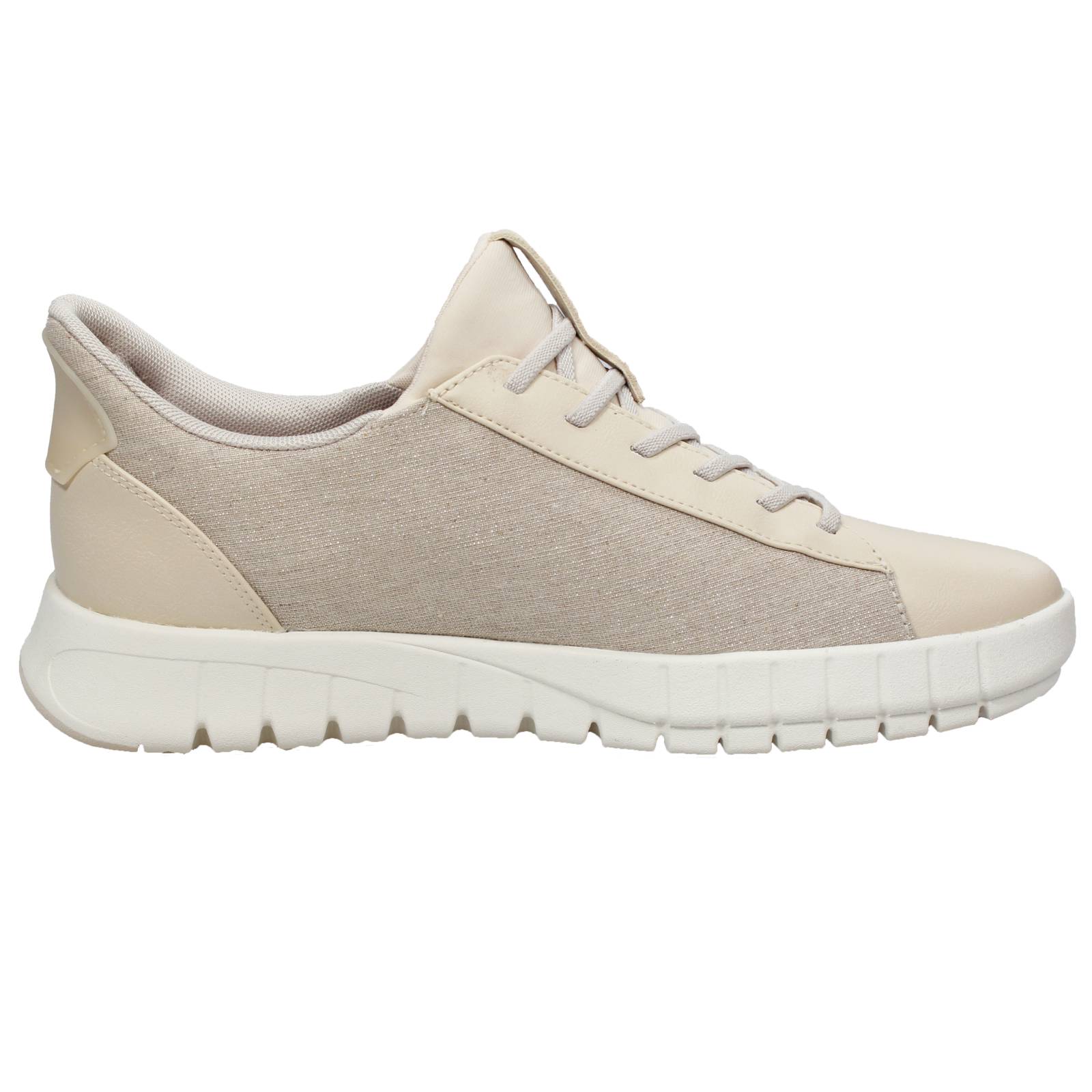 GEOX Flextride Plus - Baskets légères et respirantes Femme sable Photo 2