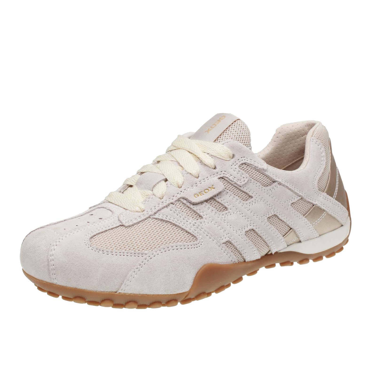GEOX Snake Original - Sneakers légères et respirantes Femme beige
