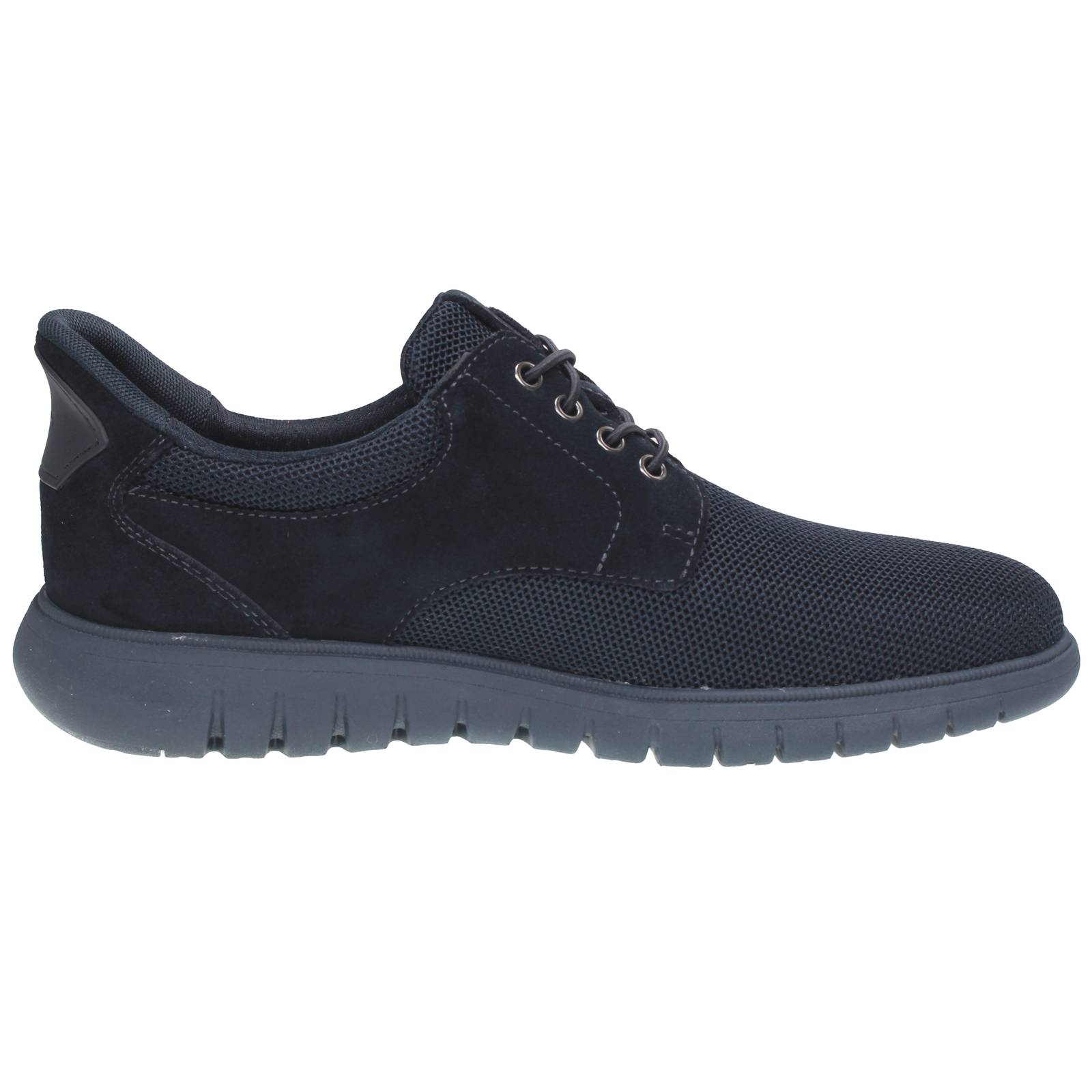 GEOX Flextride Plus - Breathable Suede Sneakers Man blue Photo 2