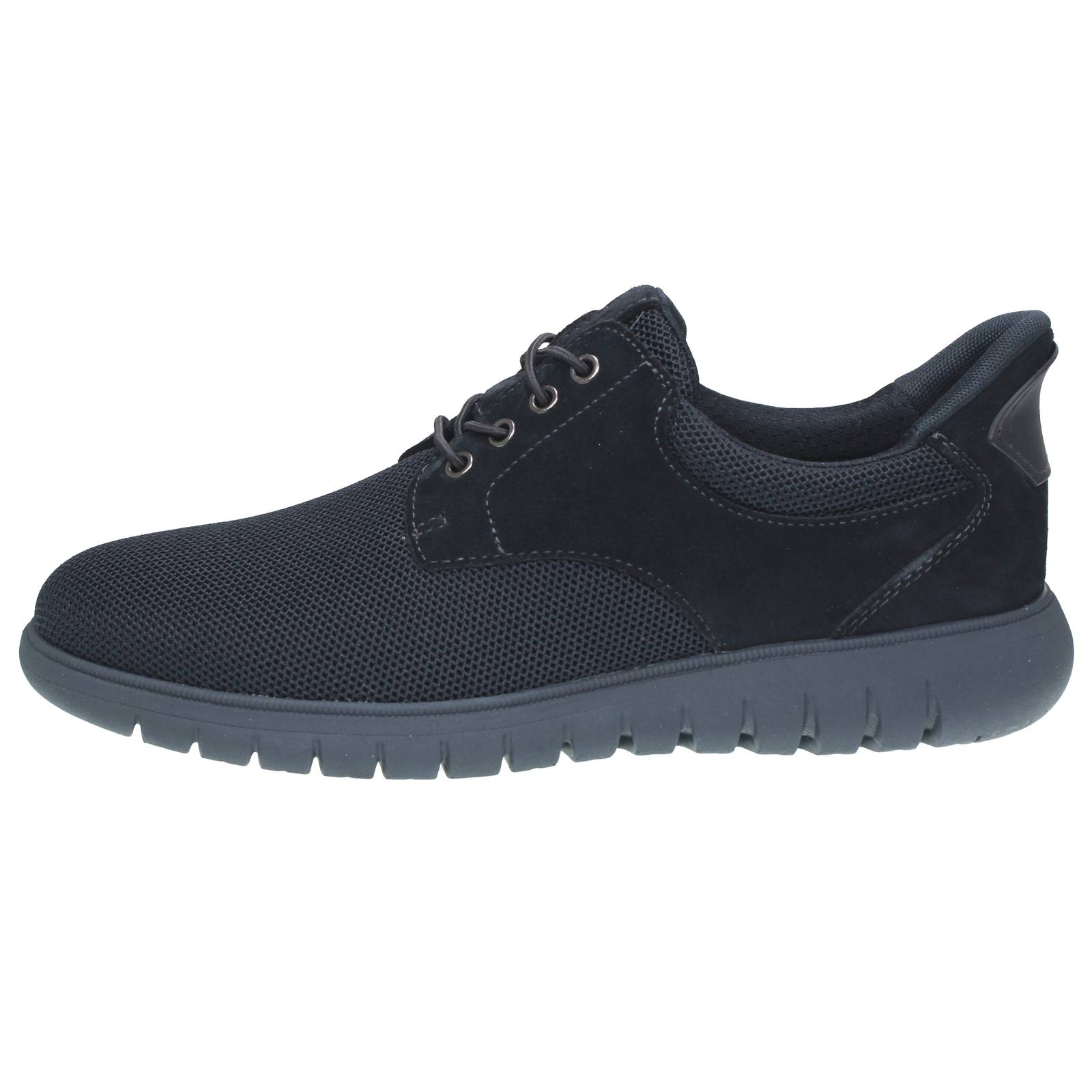 GEOX Flextride Plus - Breathable Suede Sneakers Man blue Photo 3
