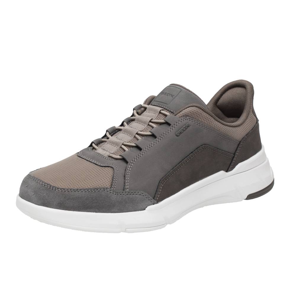 GEOXVittourPlus-SneakertraspirantiintessutogreySlipOnUomoU659KA