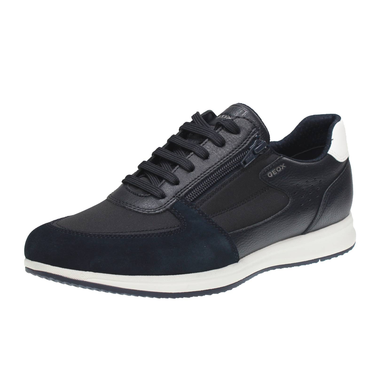 GEOX Avery - Sneakers respirantes en daim Homme bleu