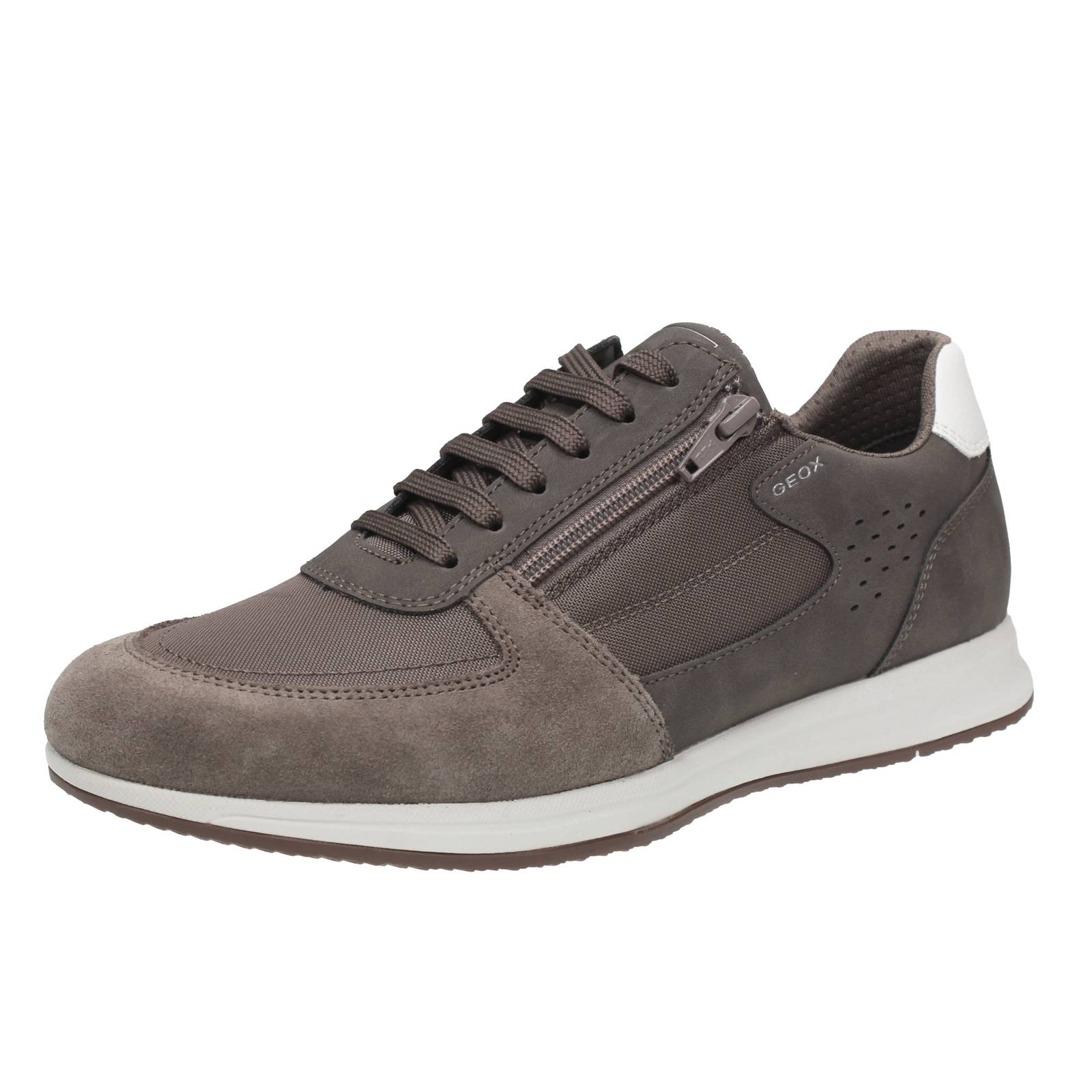 GEOX Avery - Sneakers respirantes en daim Homme gris