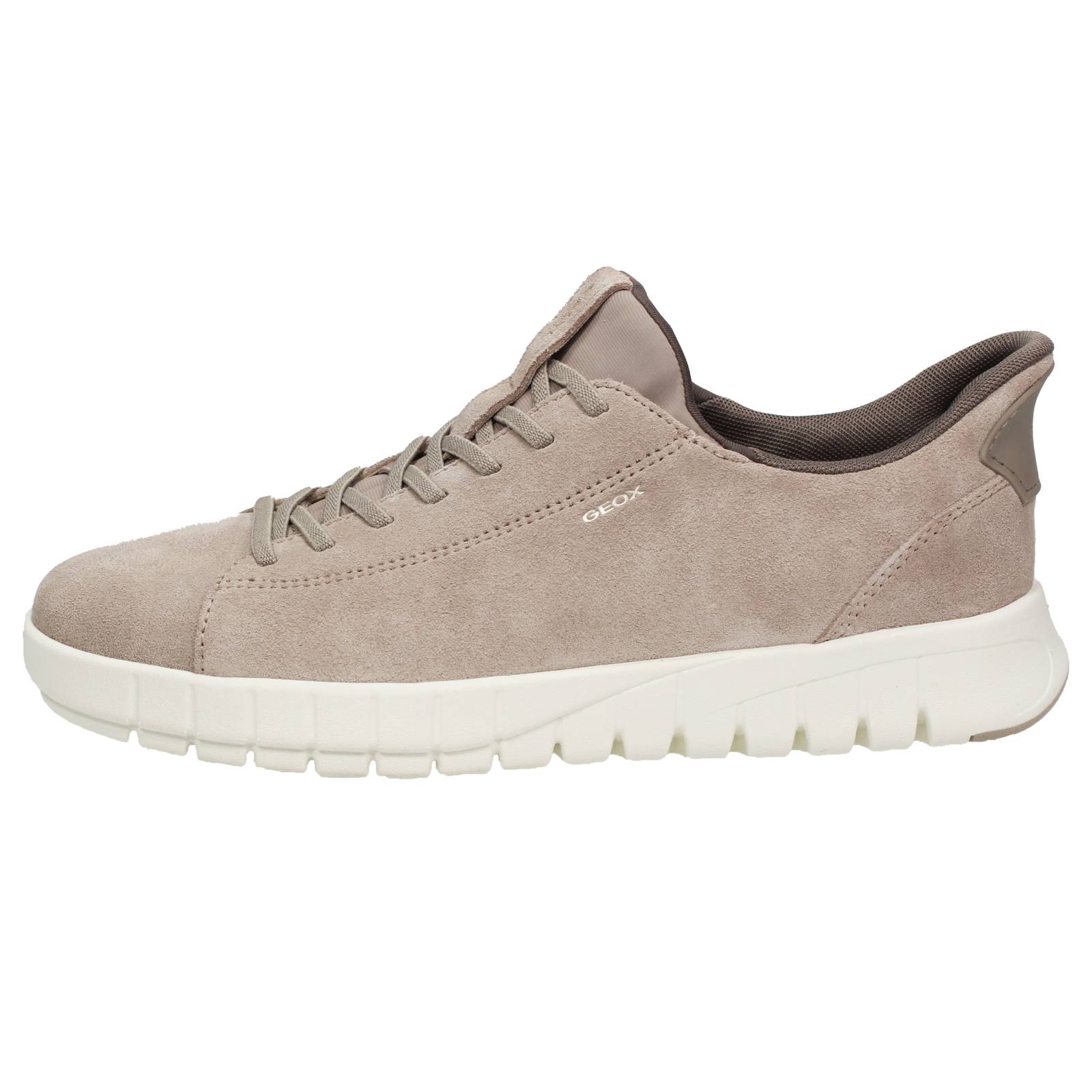 GEOX Flextride Plus - Sneaker traspiranti in Pelle Uomo sabbia Foto 3