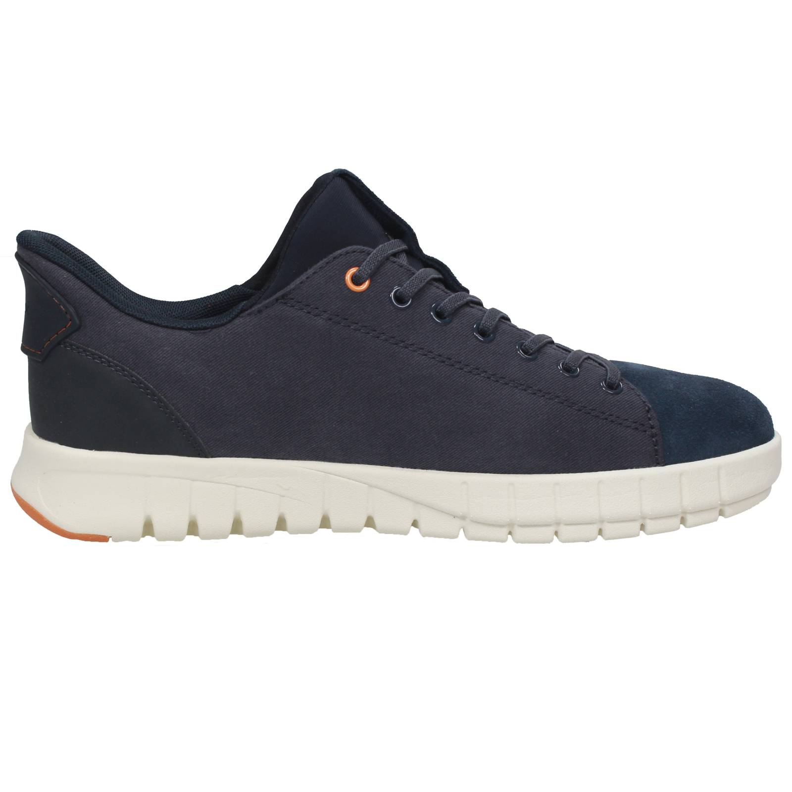 GEOX Flextride Plus - Breathable Suede Sneakers Man blue Photo 2
