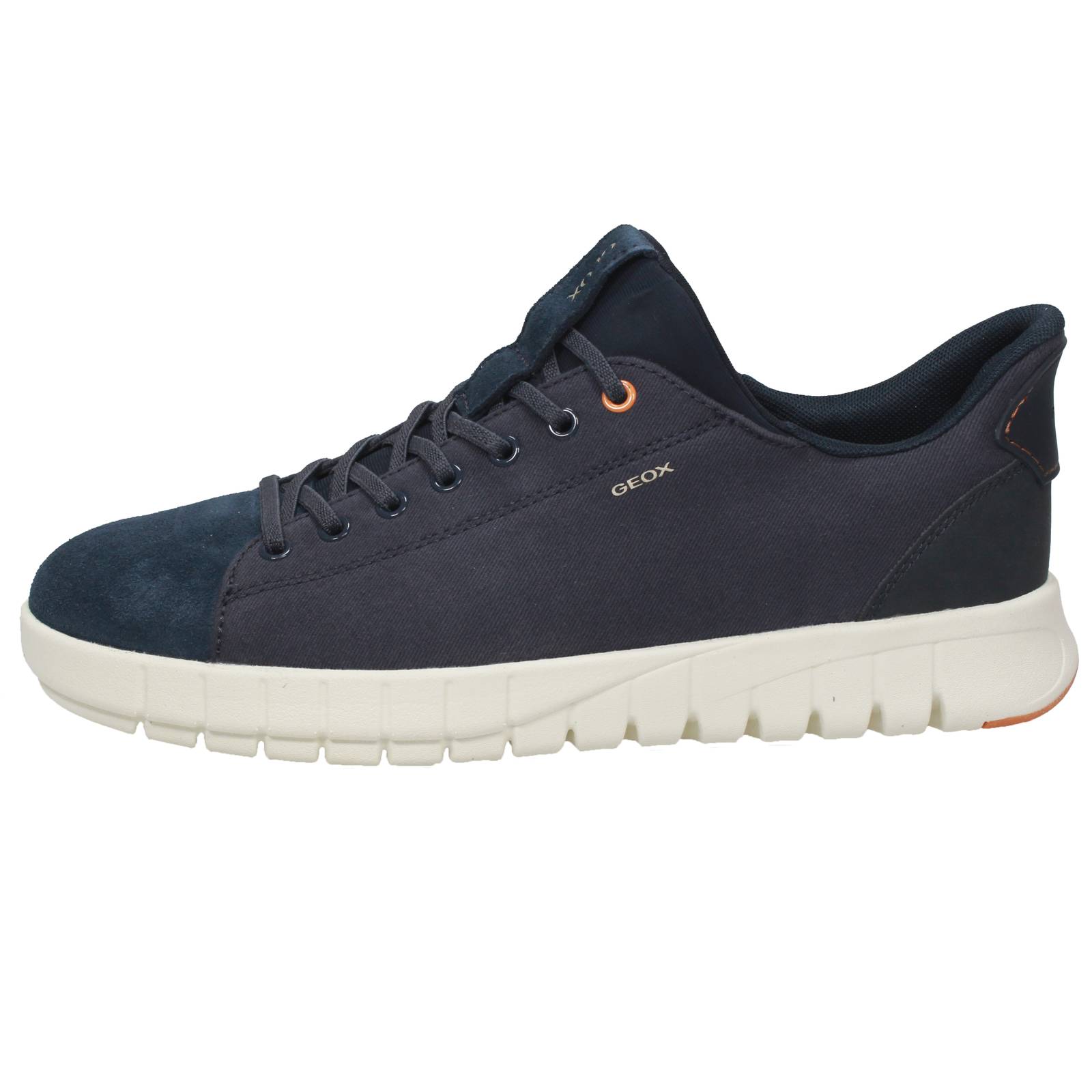 GEOX Flextride Plus - Breathable Suede Sneakers Man blue Photo 3