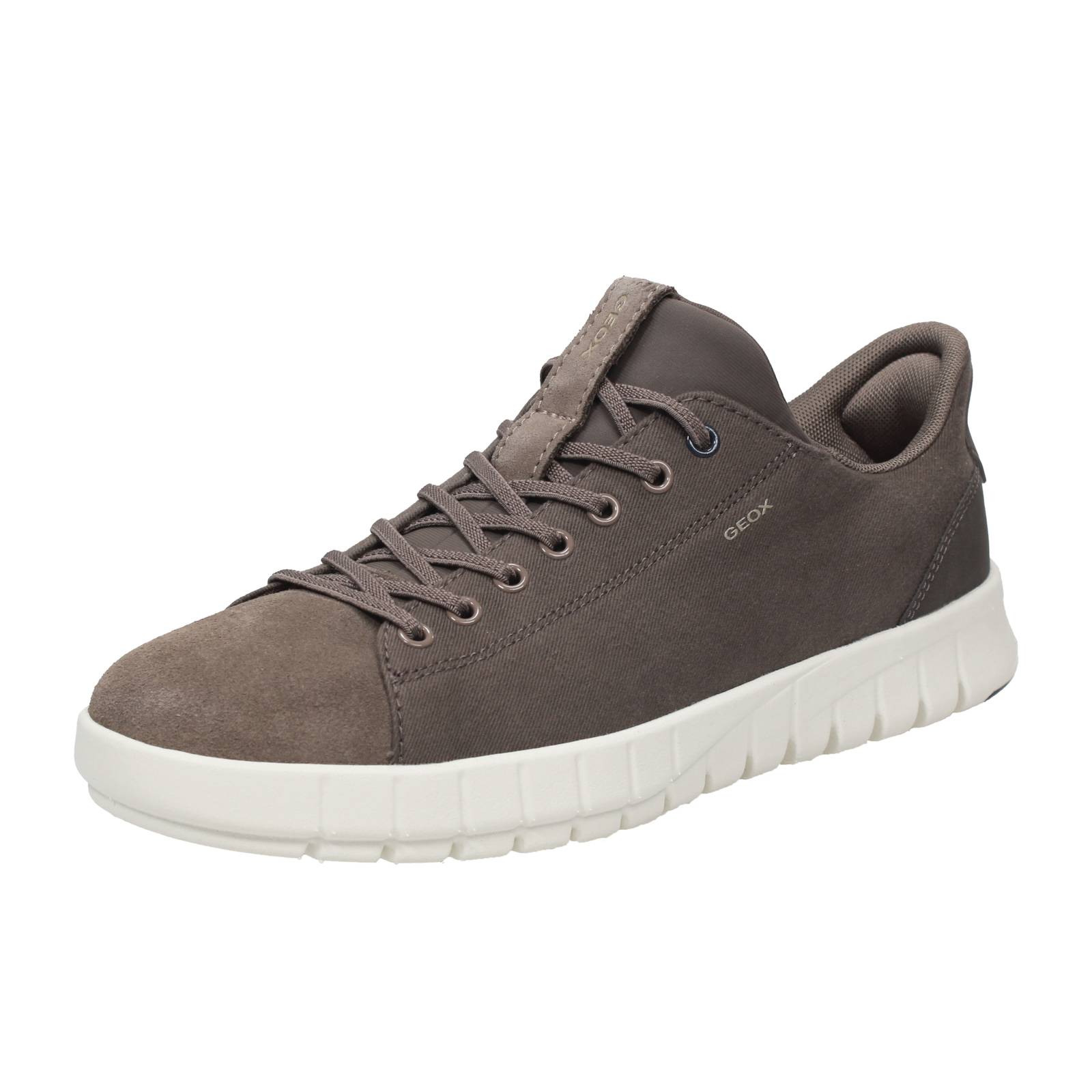 GEOX Flextride Plus - Sneakers respirantes en daim Homme gris
