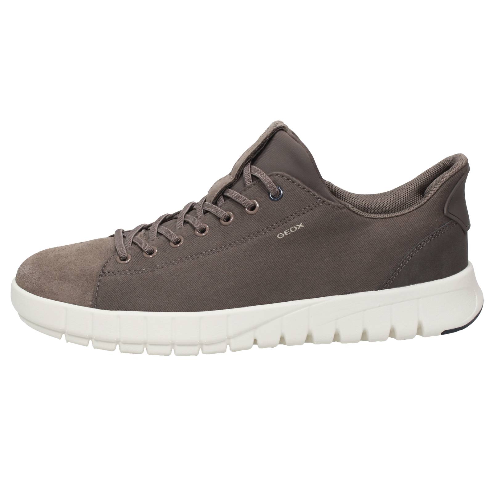 GEOX Flextride Plus - Breathable Suede Sneakers Man grey Photo 3