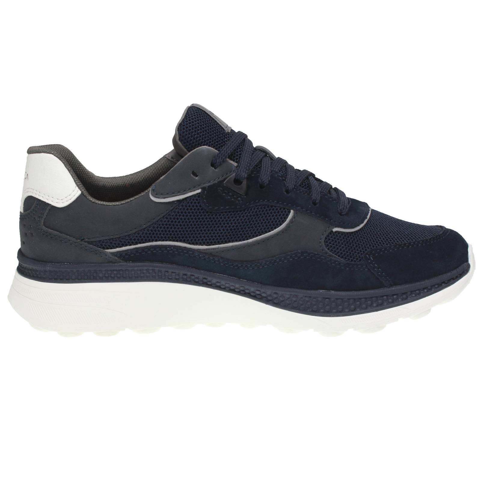 GEOX Spherica Actif - Breathable Suede Sneakers Man blue Photo 2