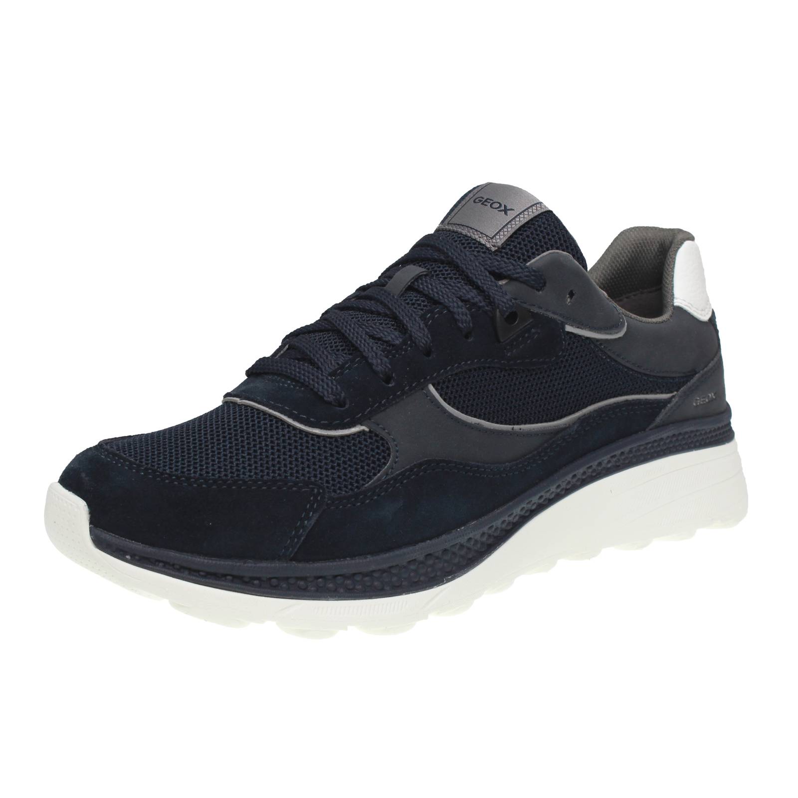 Geox Spherica Actif - Atmungsaktive blaue Wildleder Sneaker - Herren Schuhe Sneaker 21590₽