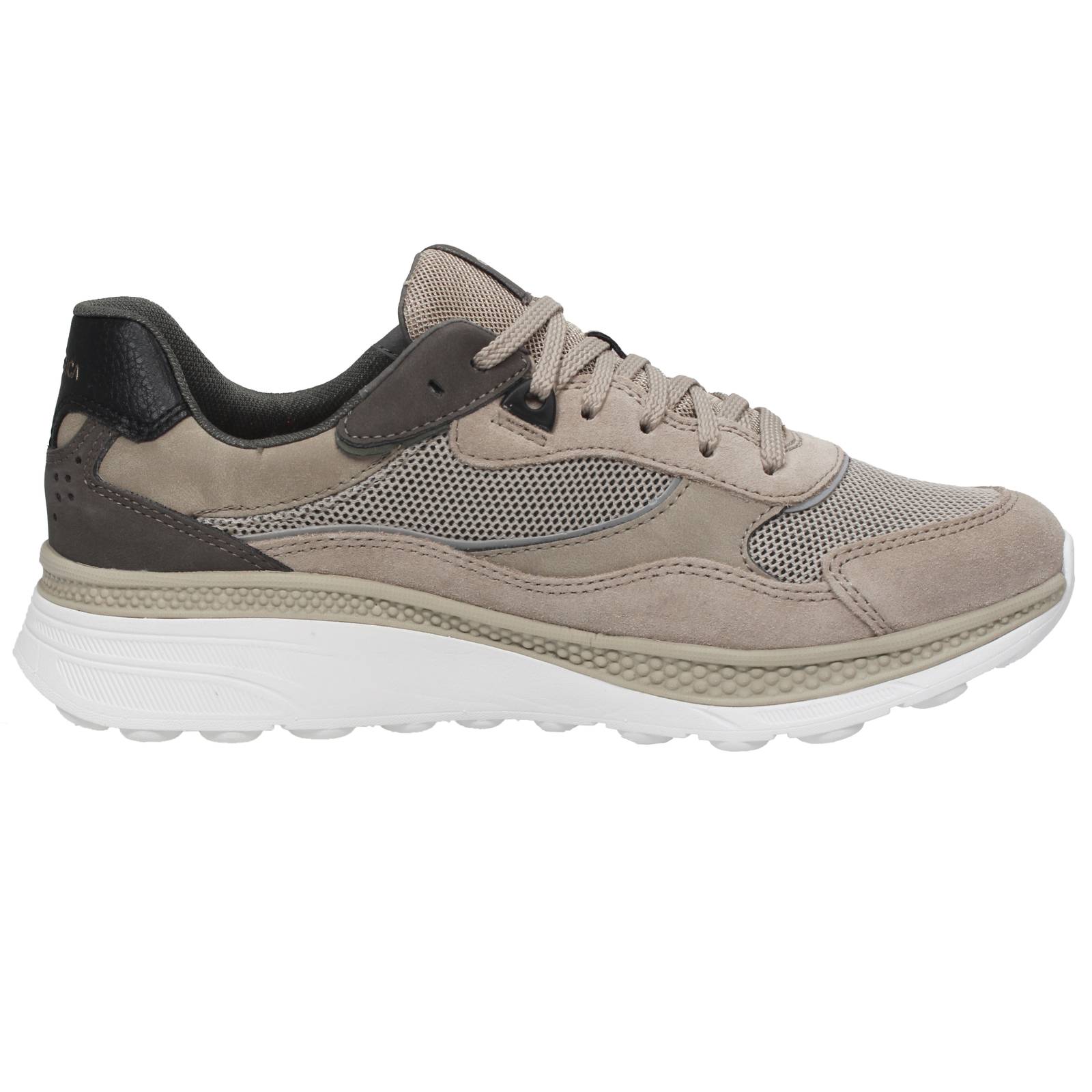 GEOX Spherica Actif - Sneaker traspiranti in Suede Uomo sabbia Foto 2