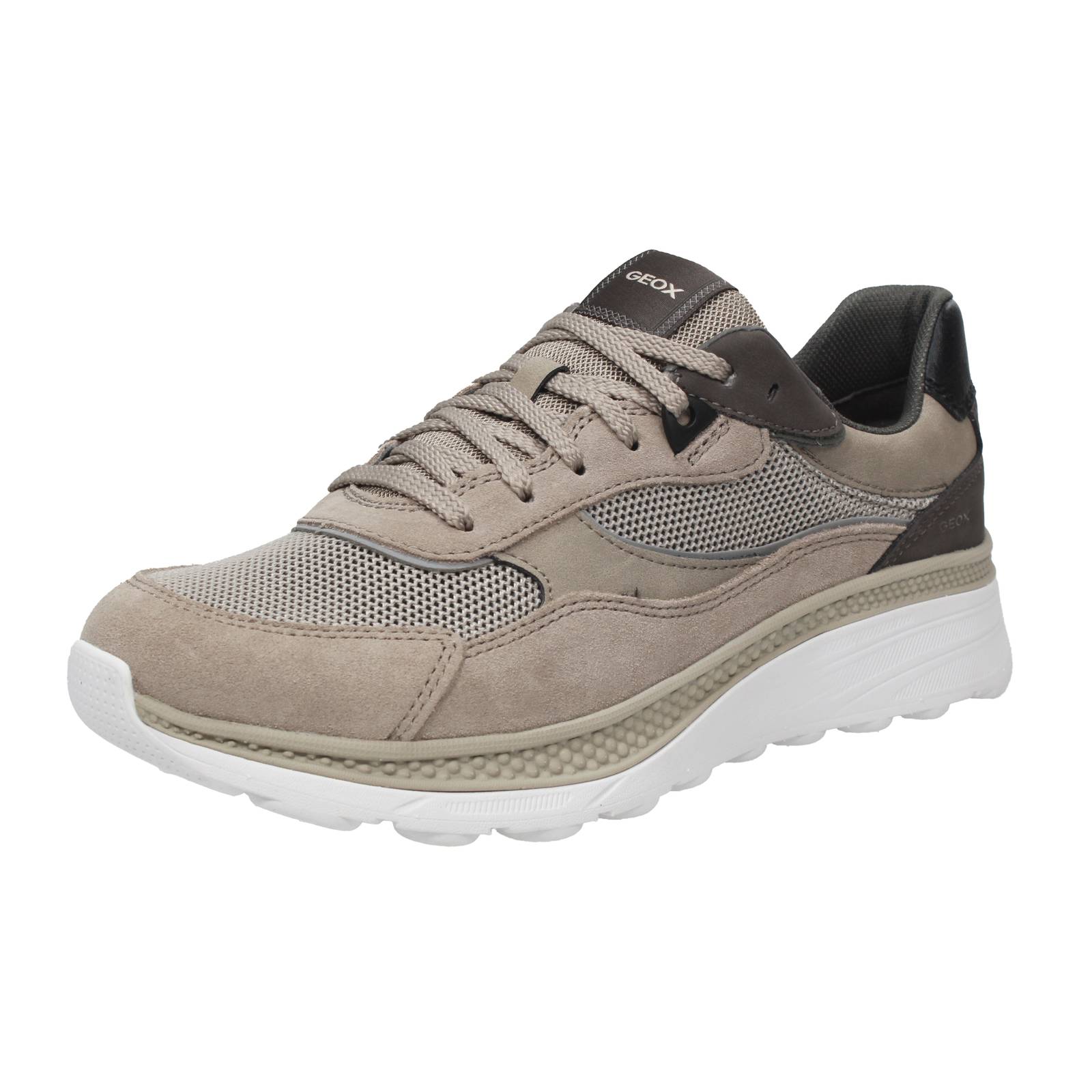 GEOX Spherica Actif - Sneakers respirantes en daim Homme sable