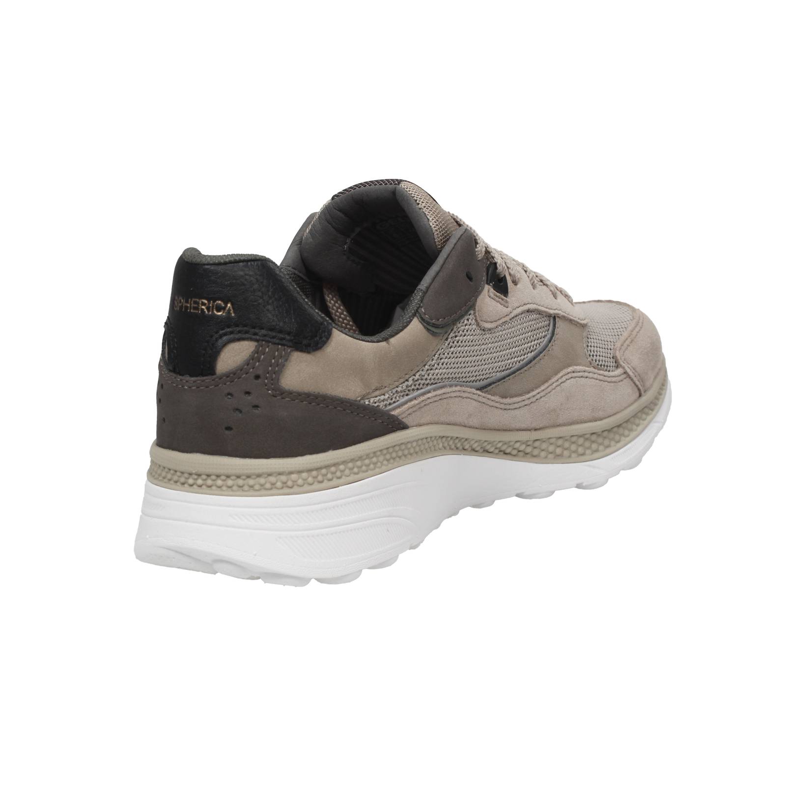 GEOX Spherica Actif - Sneaker traspiranti in Suede Uomo sabbia Foto 4