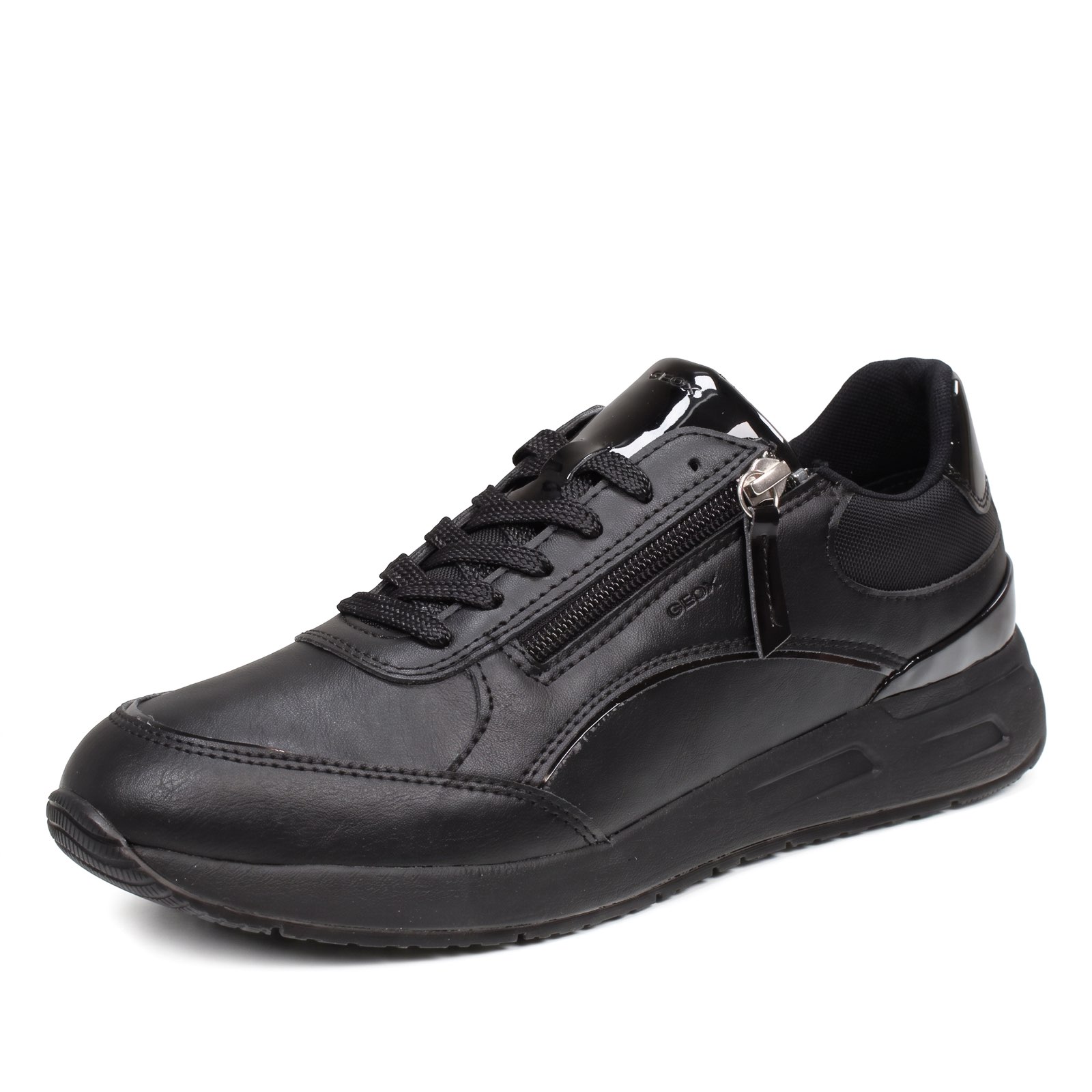 GEOX Blumya - Sneakers traspiranti con cerniera Donna nero Foto 1