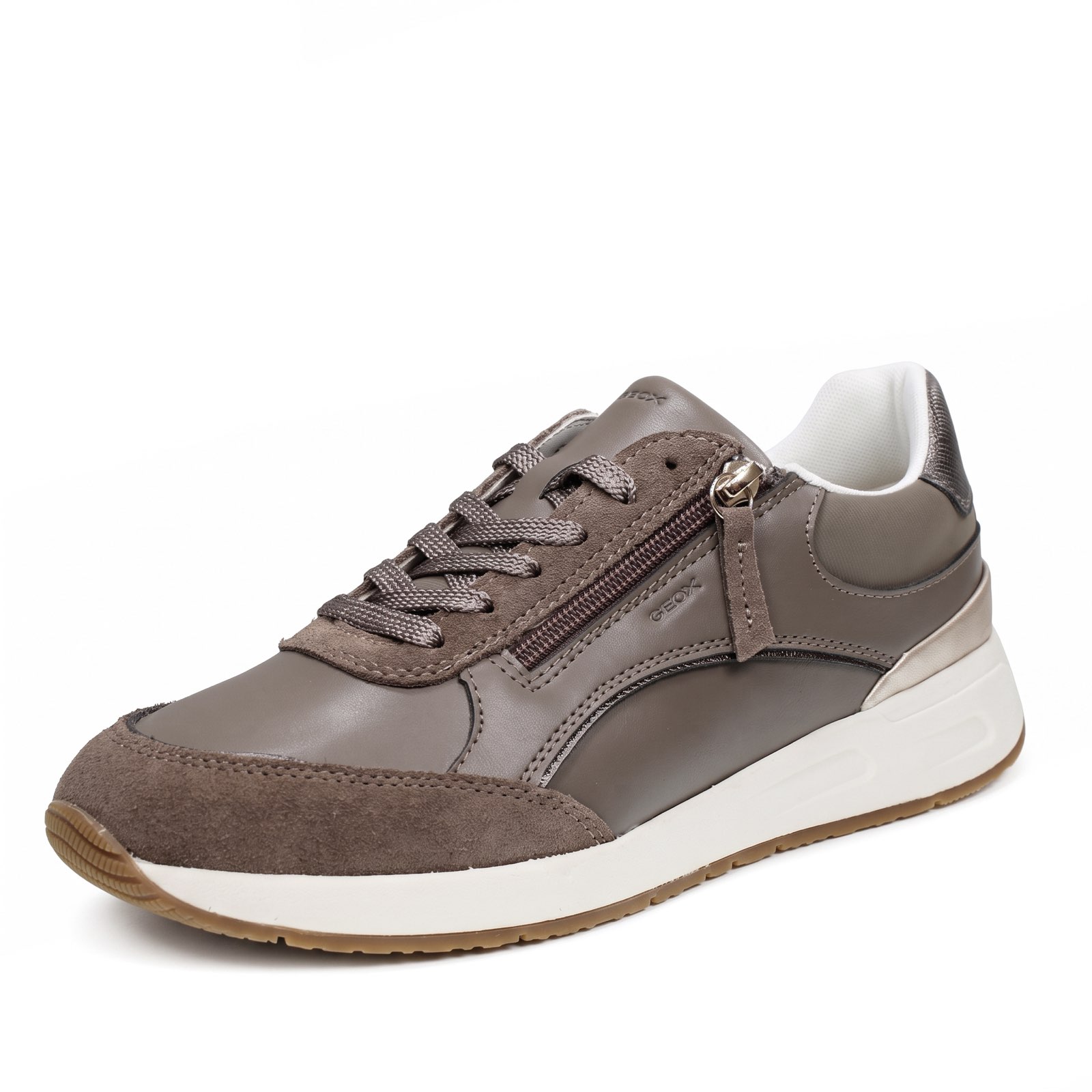GEOX Blumya - Breathable sneakers with a zipper Woman grey Photo 1