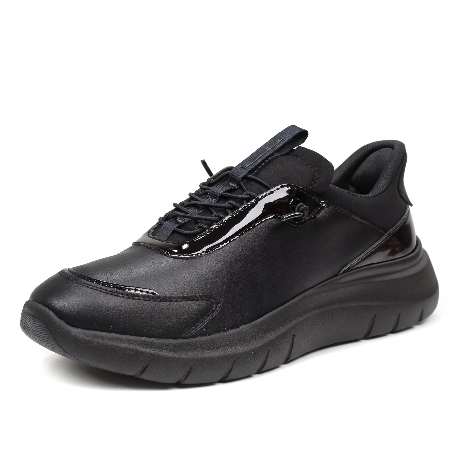 GEOX Plummery Plus - Slip-ons respirants Femme noir
