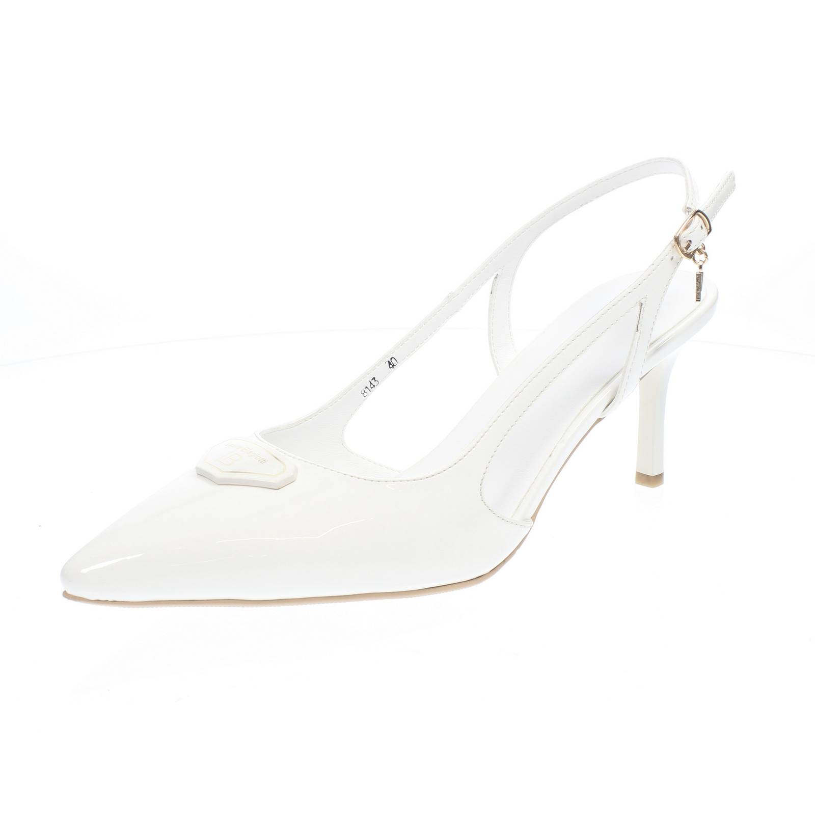 LAURA BIAGIOTTI Dekolleté mit Stilettoabsatz und Riemen Damen weiß