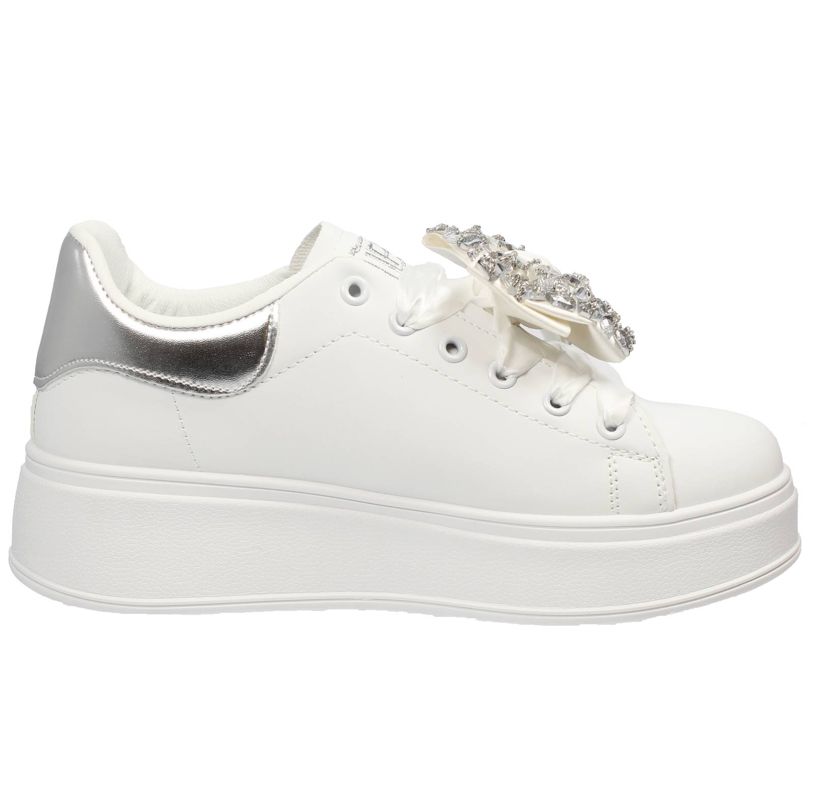 LAURA BIAGIOTTI Sneakers platform Donna bianco Foto 2