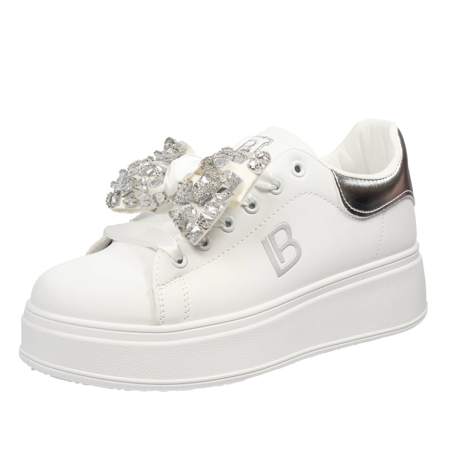 Кроссовки Laura Biagiotti на платформе Bianco - Повседневные кроссовки Donna Scarpe