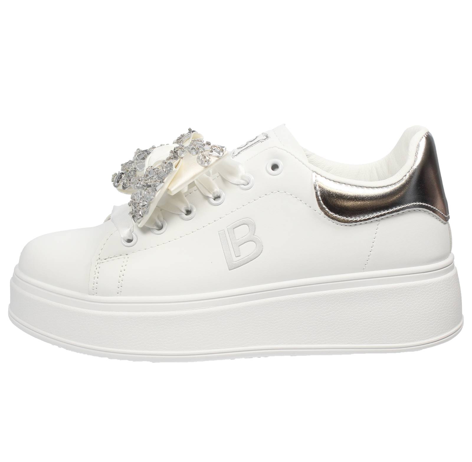 LAURA BIAGIOTTI Sneakers platform Donna bianco Foto 3
