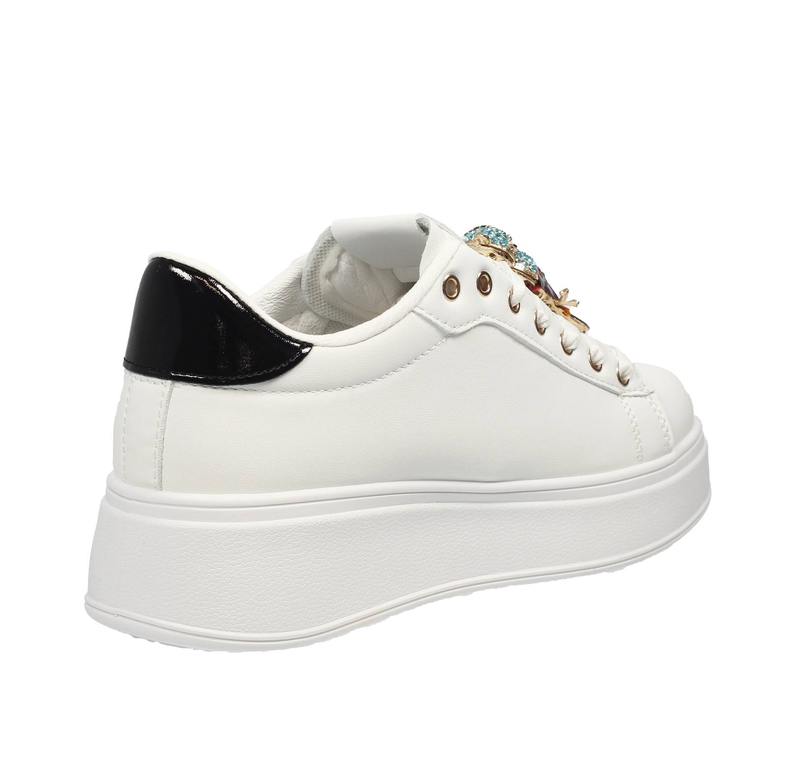 LAURA BIAGIOTTI Sneakers platform Donna bianco Foto 4