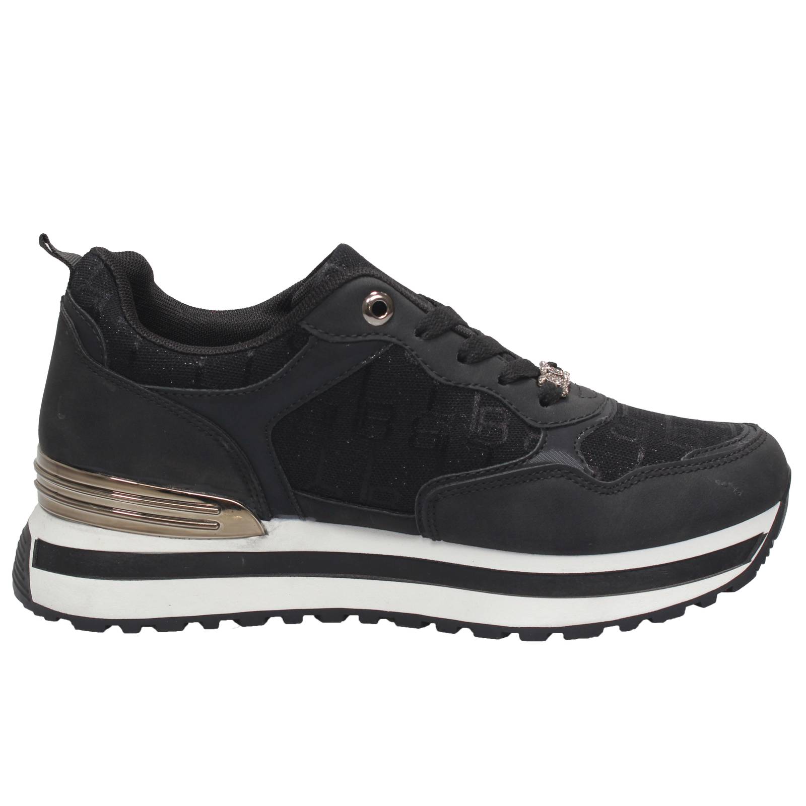 LAURA BIAGIOTTI Sneakers platform Donna nero Foto 2