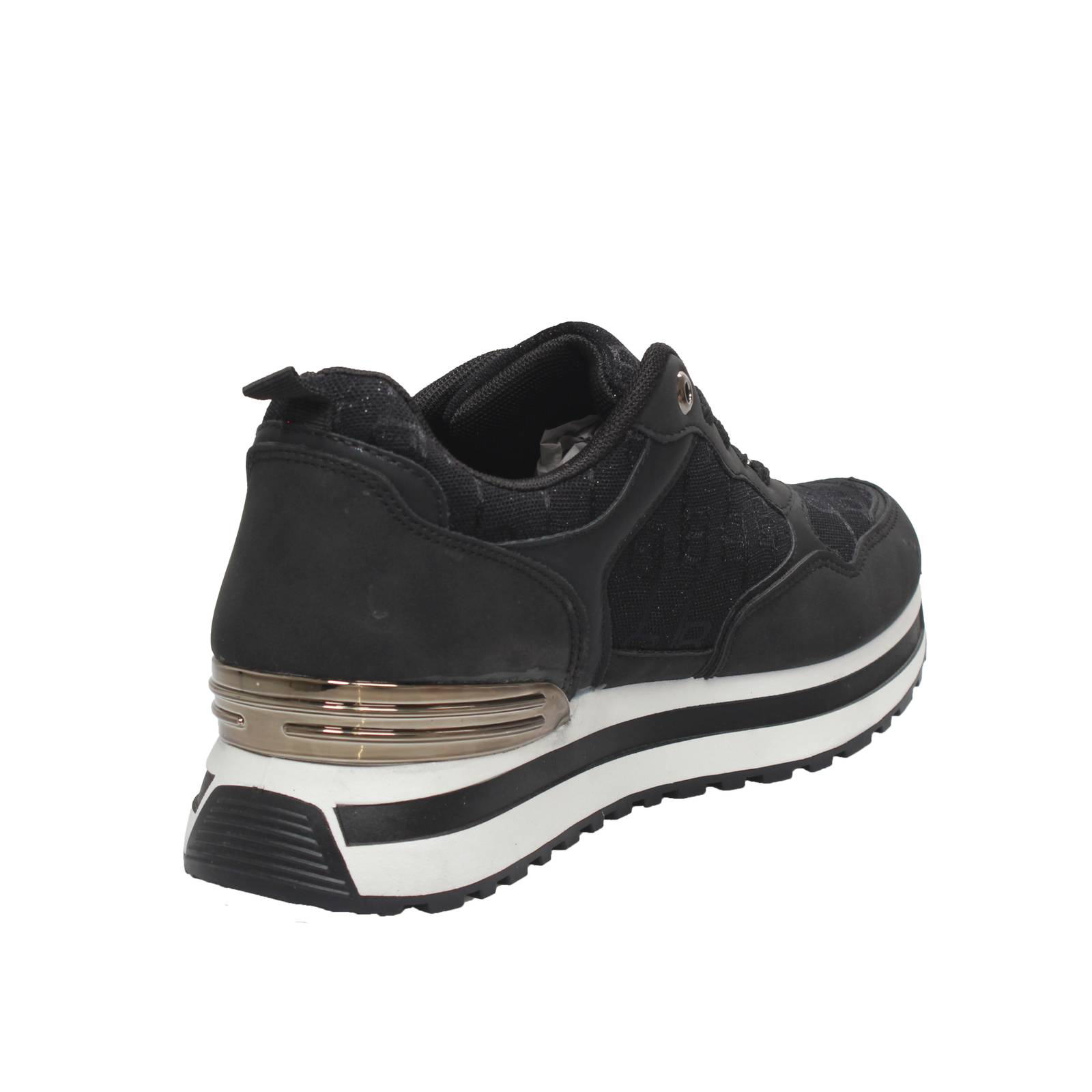 LAURA BIAGIOTTI Sneakers platform Donna nero Foto 4