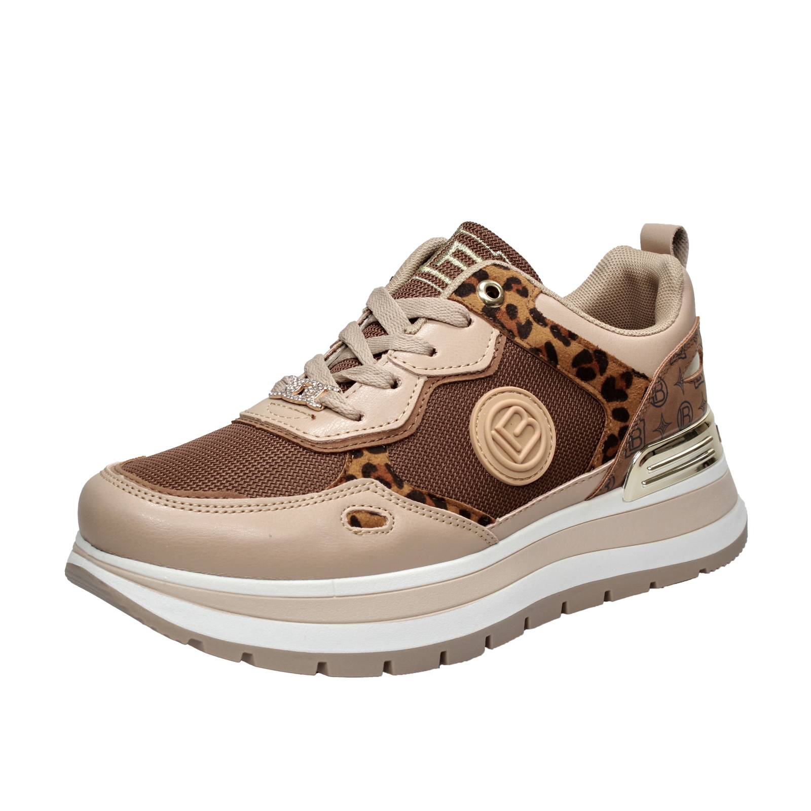 Laura Biagiotti Sneakers Platform Sand - Damen Schuhe Sneaker Mode und Chic 9890₽