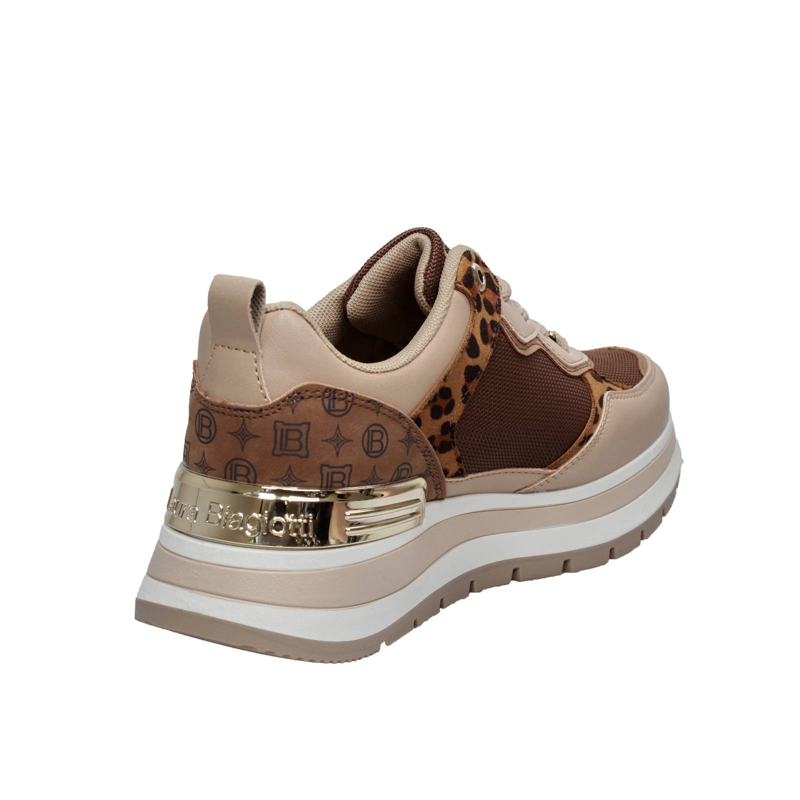 LAURA BIAGIOTTI Sneakers platform Donna sabbia Foto 4