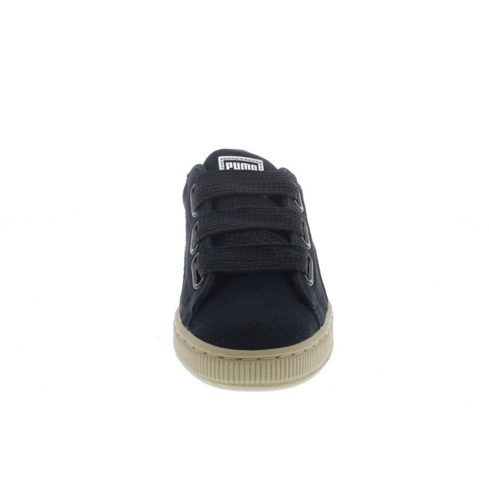 PUMA suede heart Woman black Photo 3