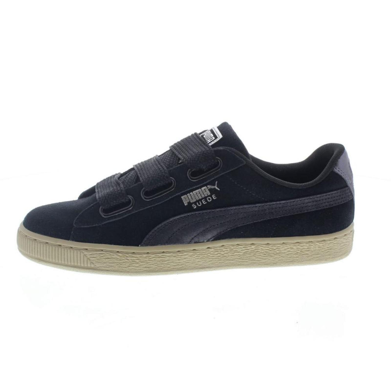 PUMA suede heart Woman black Photo 4
