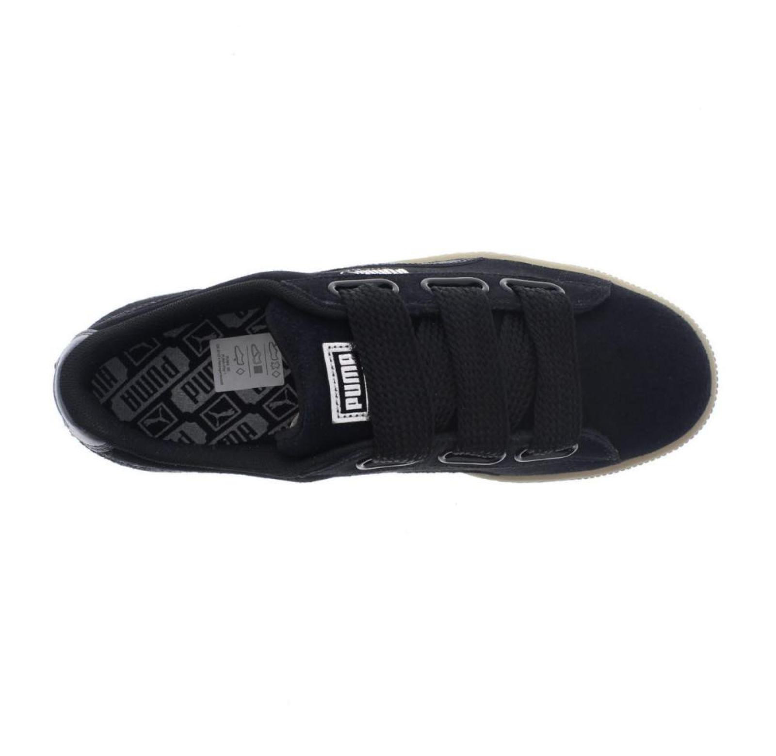 PUMA suede heart Woman black Photo 6