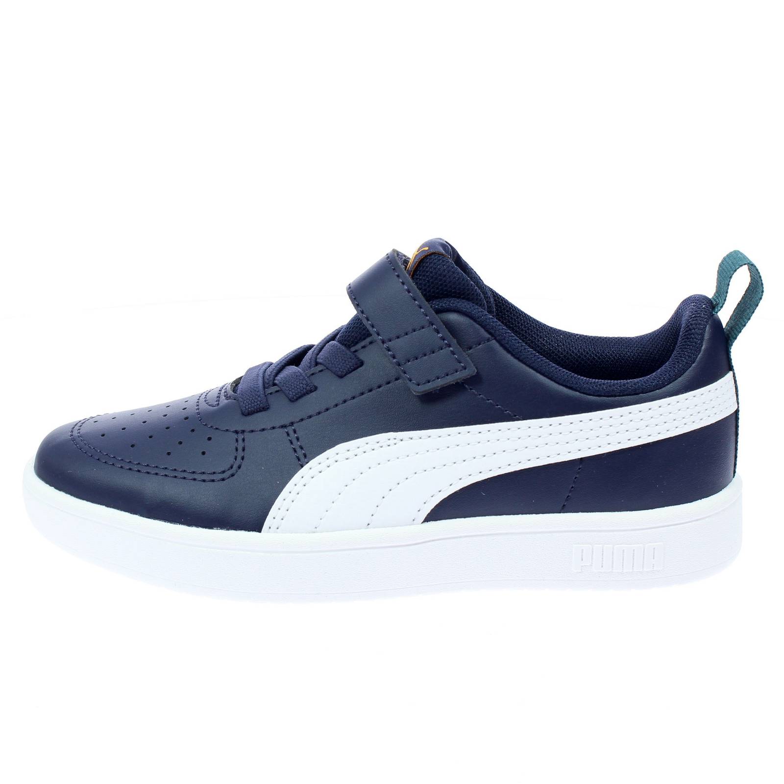 PUMA Rickie AC PS - Sneakers with Straps Kids blue Photo 3