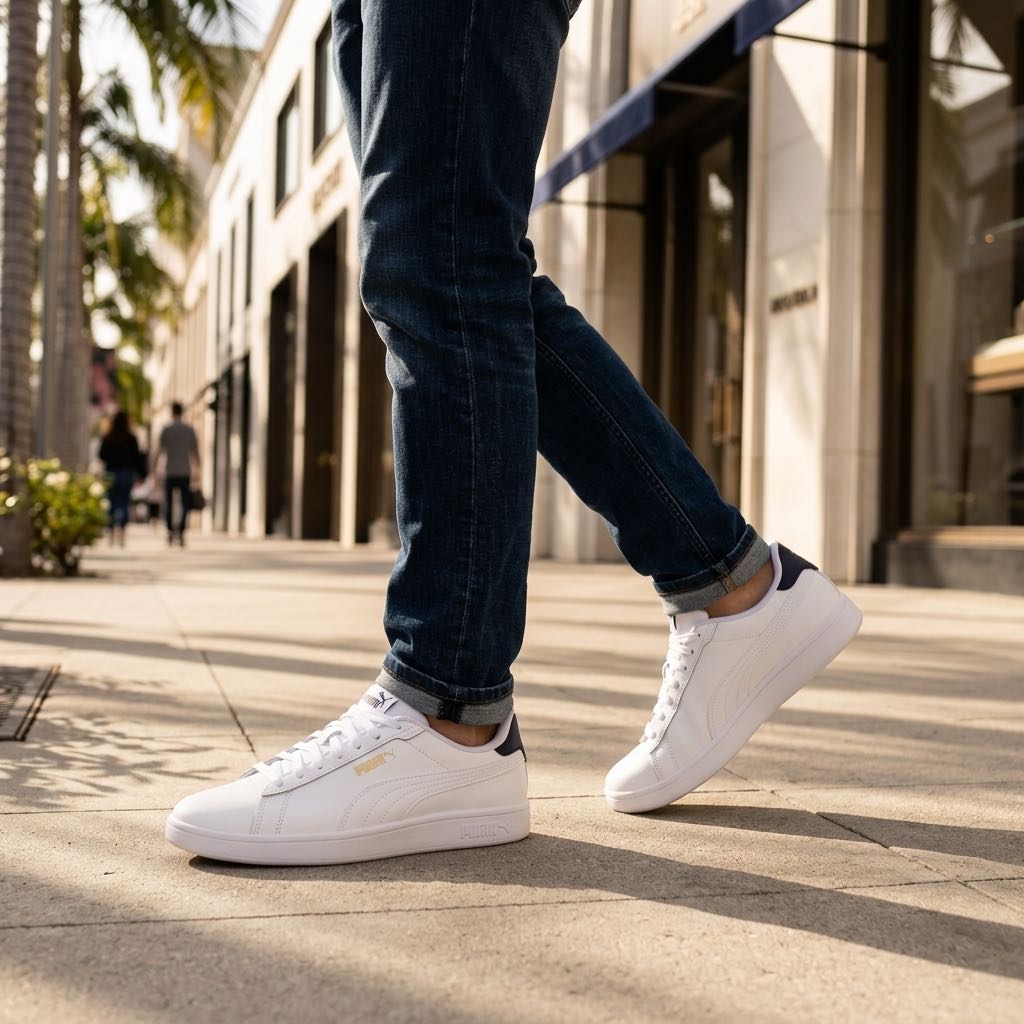 PUMA Smash 3.0 L Homme blanc Photo 2