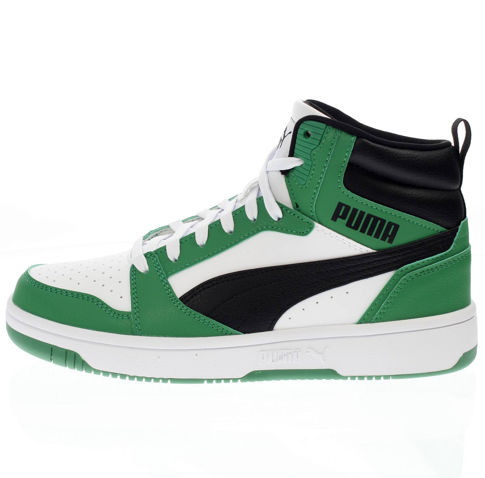 PUMA Rebound V6 Mid JR - Sneakers alte green Scarpe Ragazzo Sneakers  Sportive 393831
