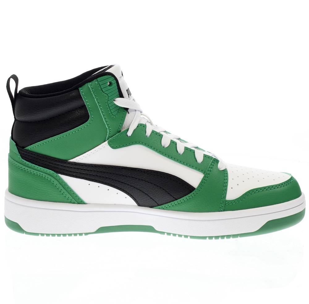 PUMA Rebound V6 Mid JR Sneakers alte green Scarpe Ragazzo
