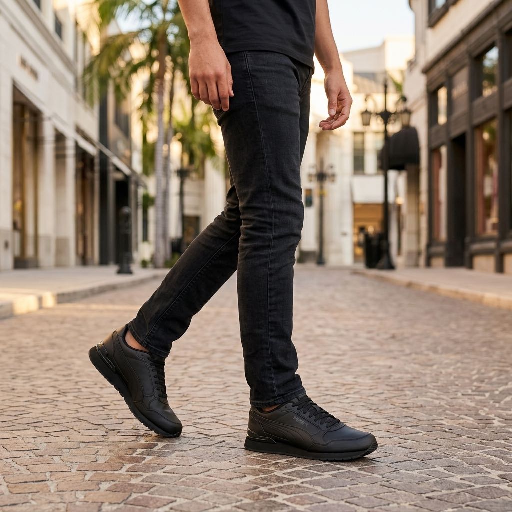 PUMA ST Runner v4 L Homme noir Photo 2