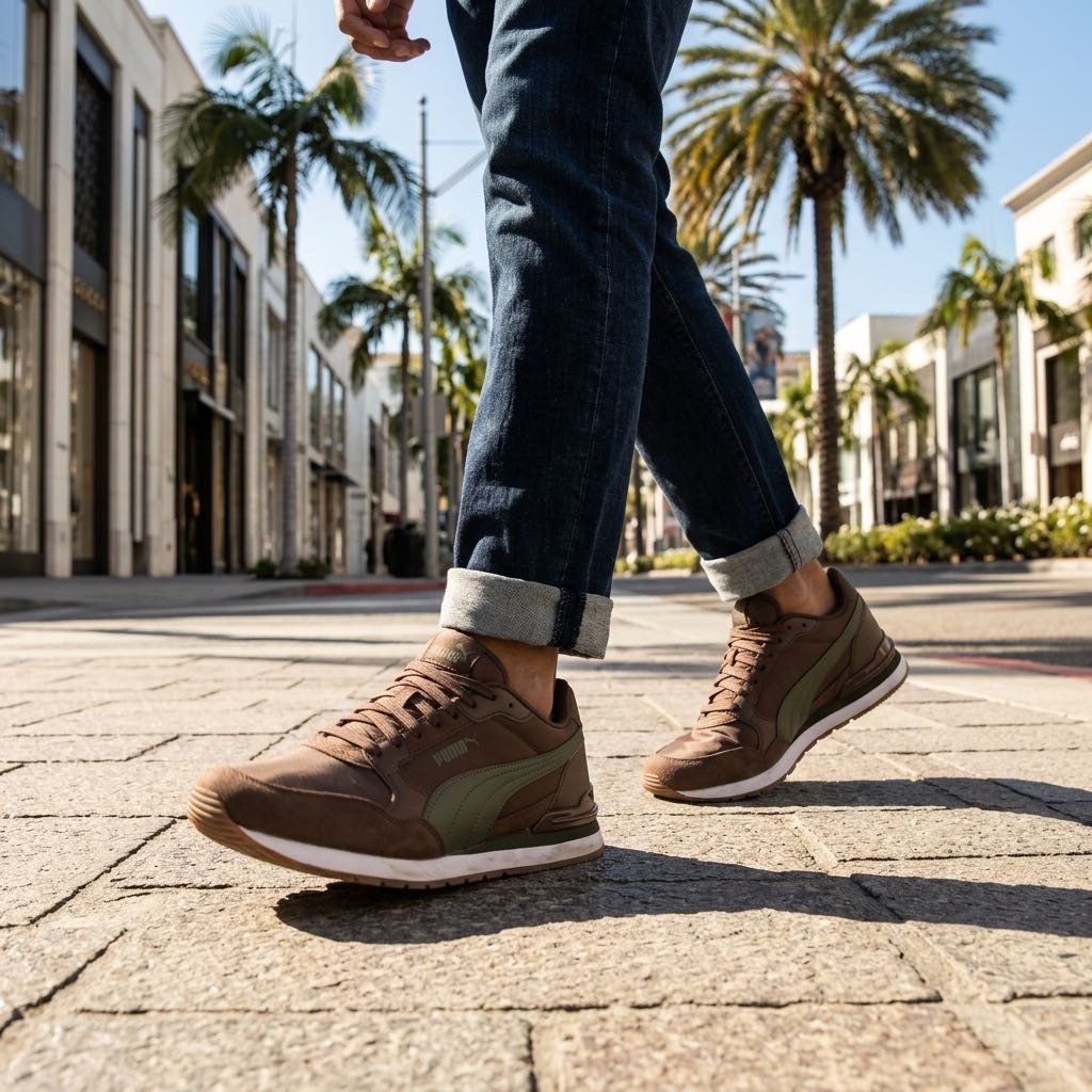 PUMA St Runner V4 NL Man brown Photo 2