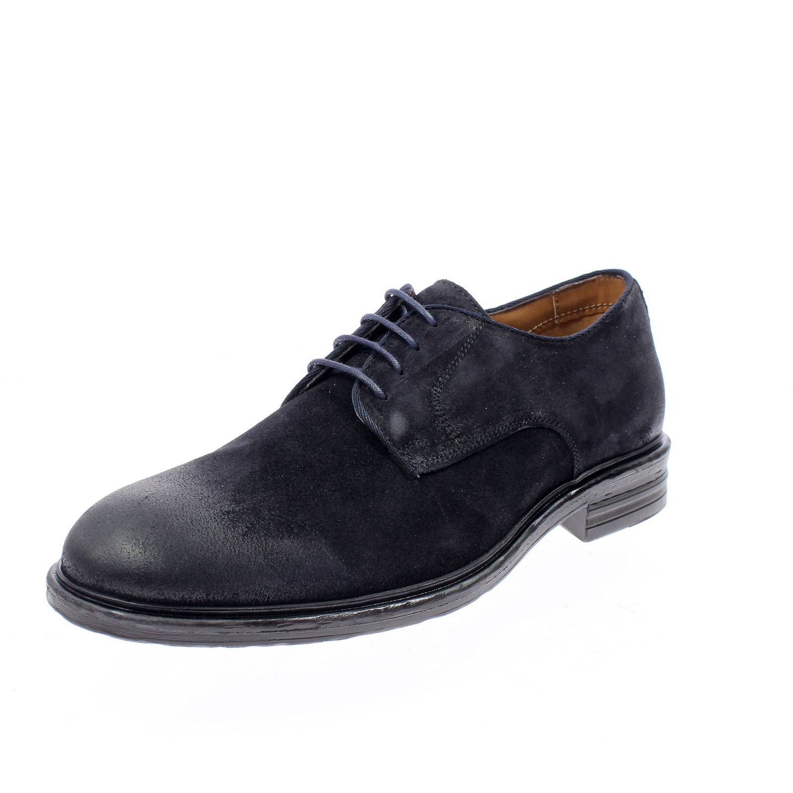 Джинсы Pepe из замши Oregon Low - Stringate синего цвета - Uomo Scarpe Stringate Classiche