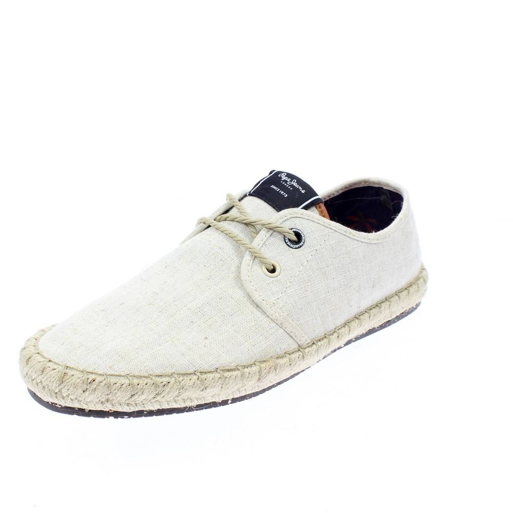 PEPE JEANS PMS10304 Tourist Linen - Espadrillas Beige 814 Ecru Uomo Scarpe  EUR 59,40 - PicClick IT